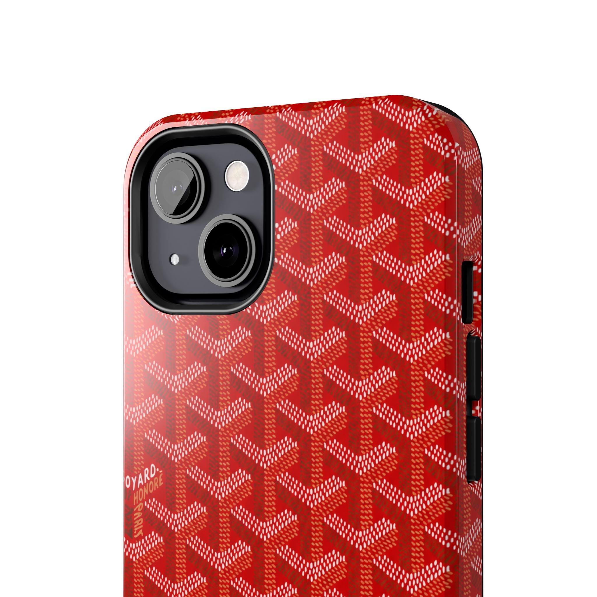 Red Goyard Phone Case