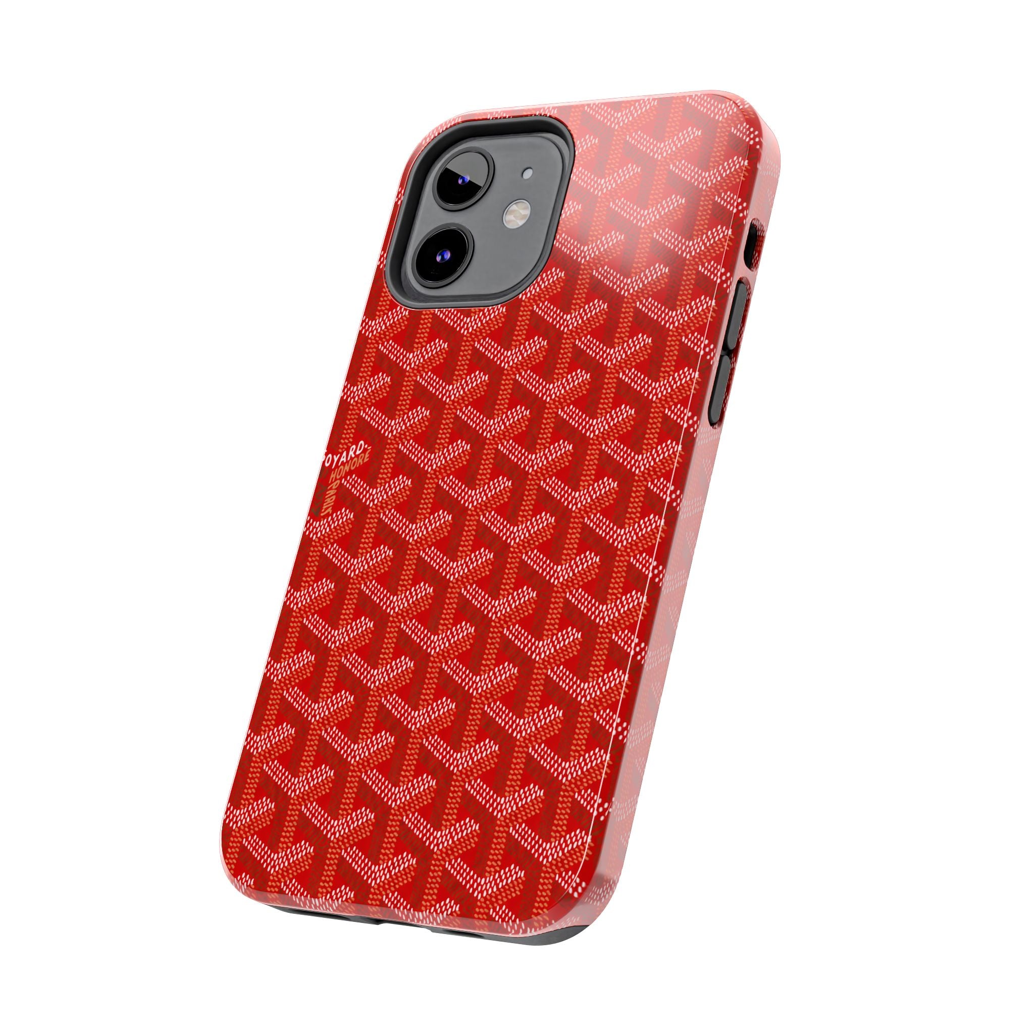 Red Goyard Phone Case
