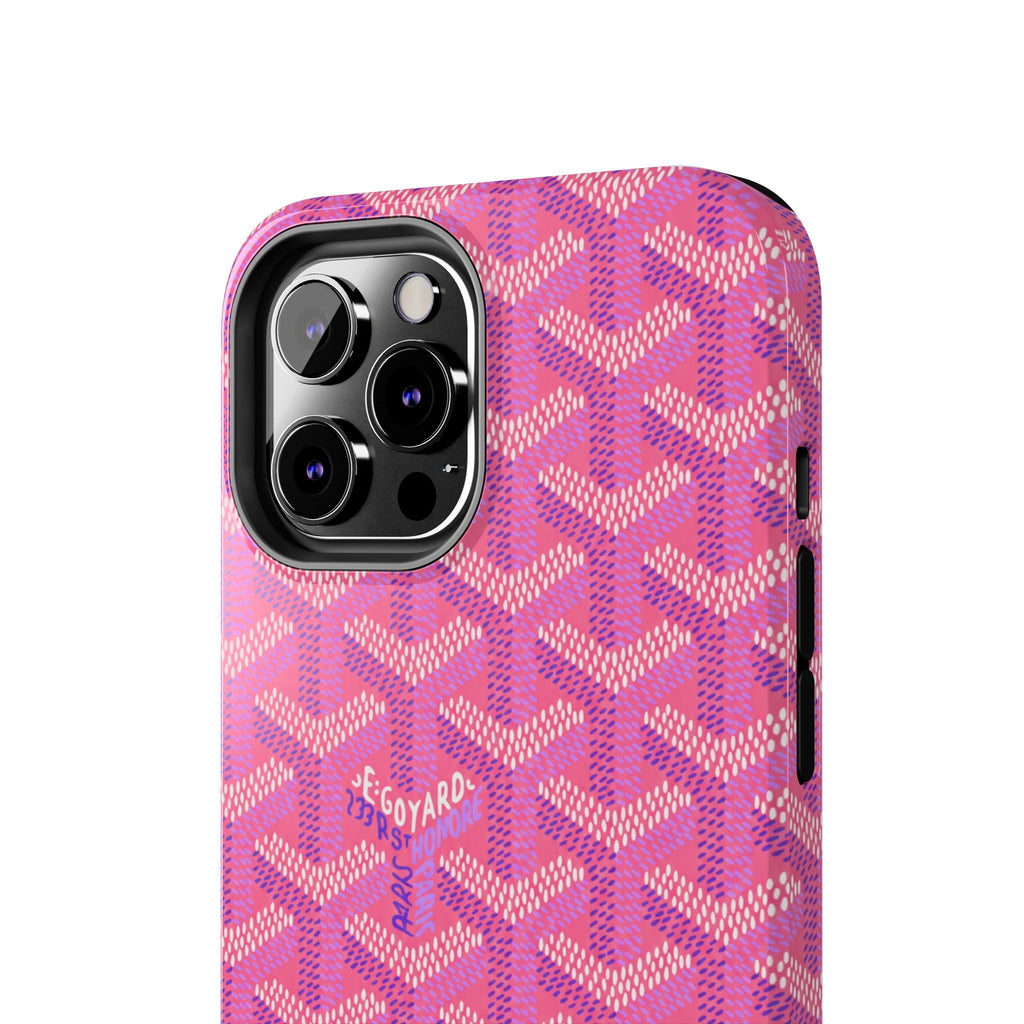Pink Goyard Phone Case