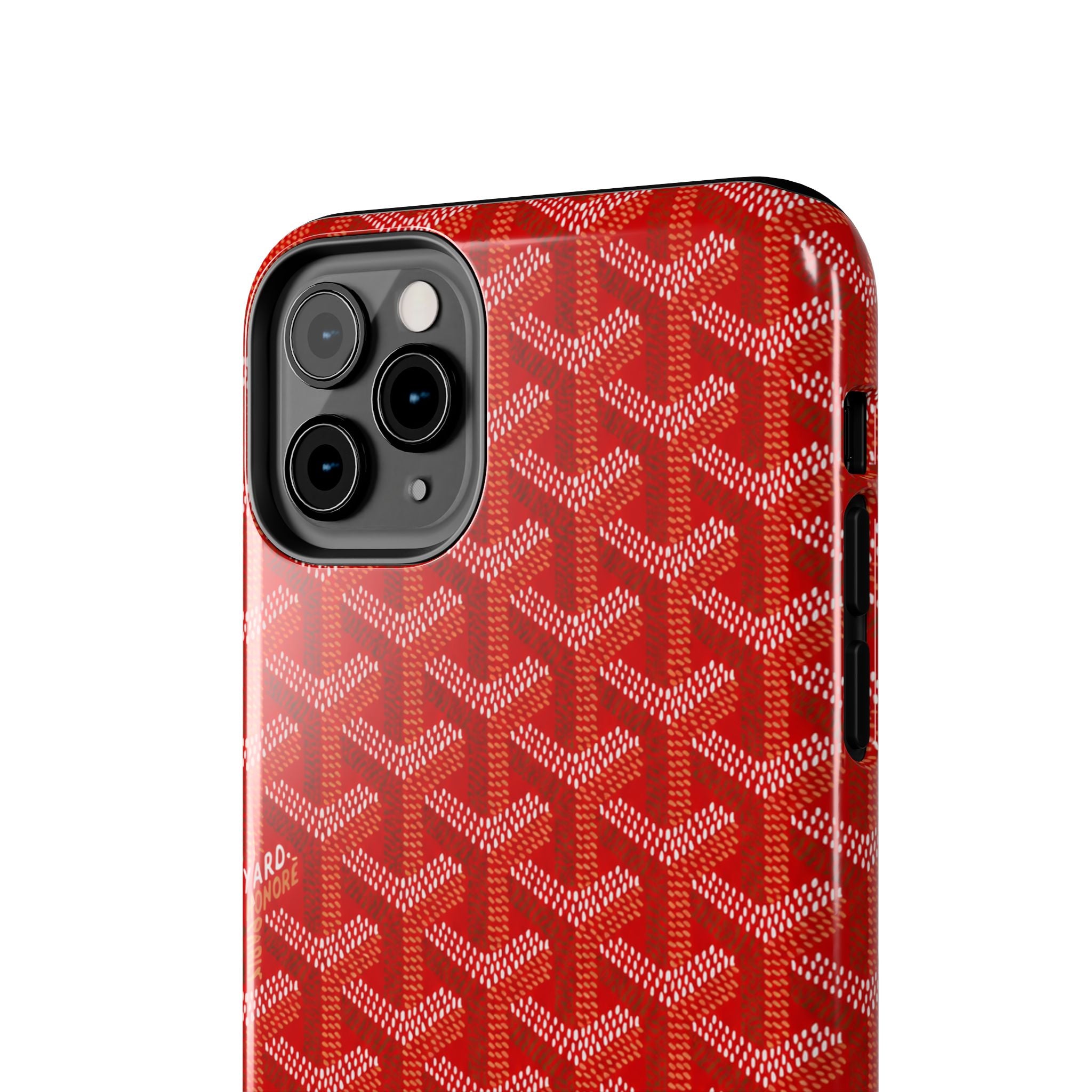 Red Goyard Phone Case