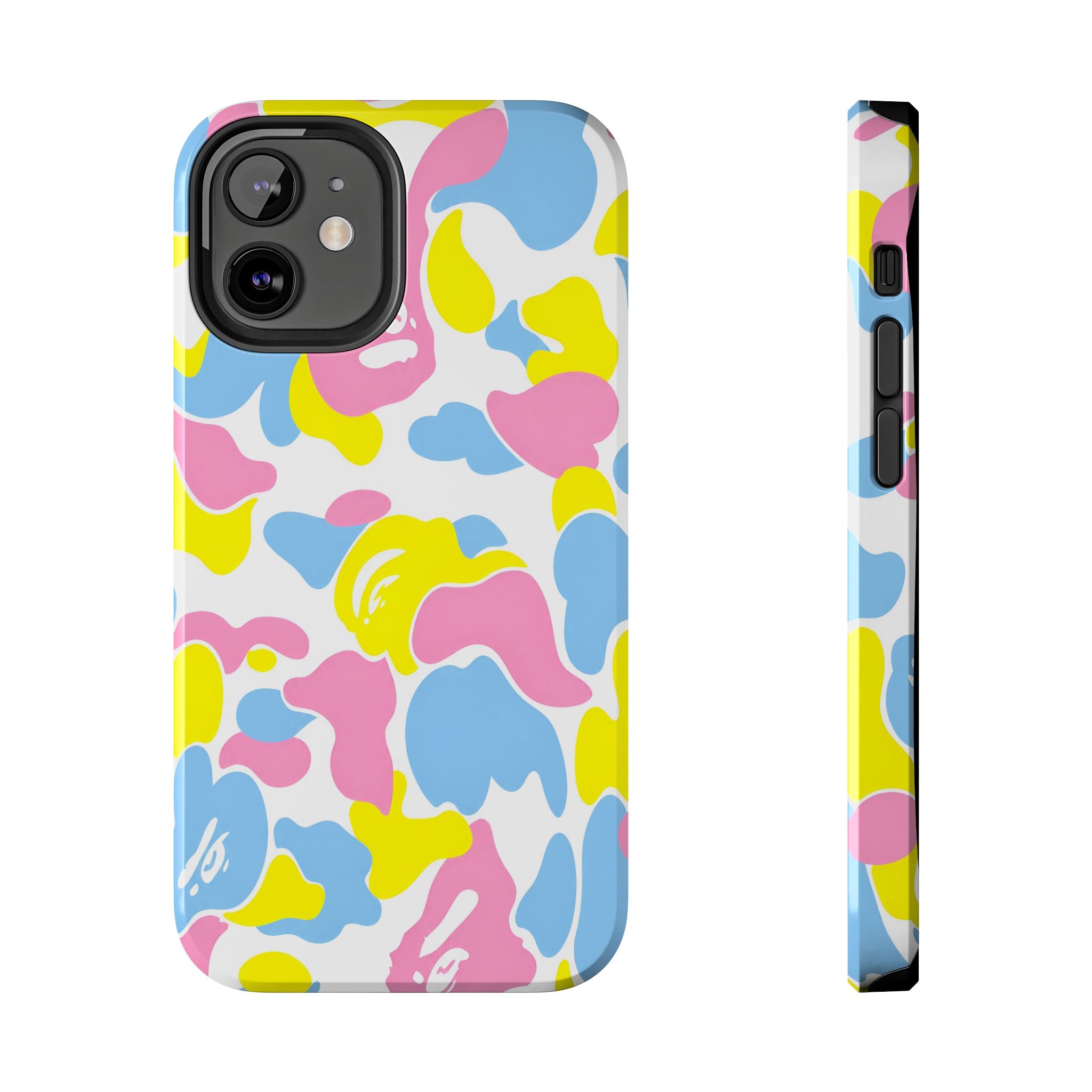 Multicolor Bape Print Phone Case