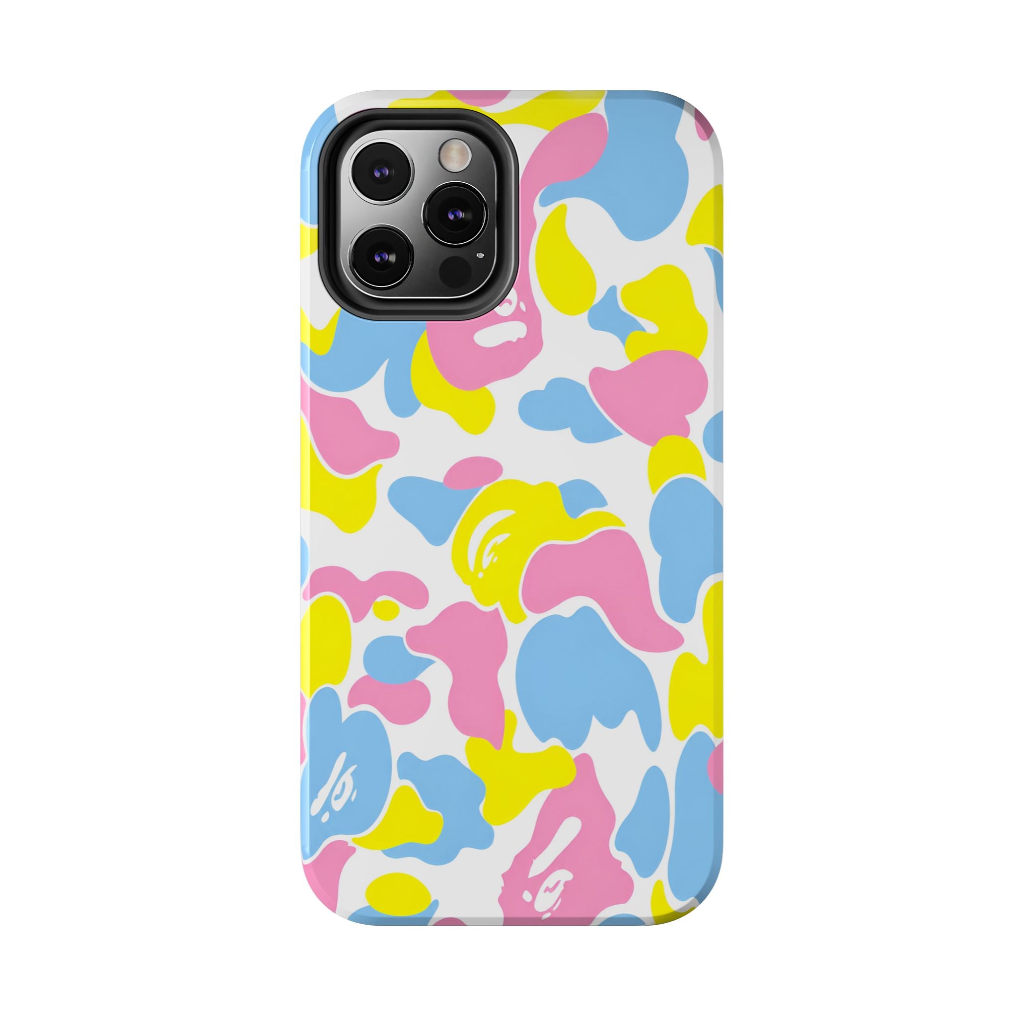 Multicolor Bape Print Phone Case