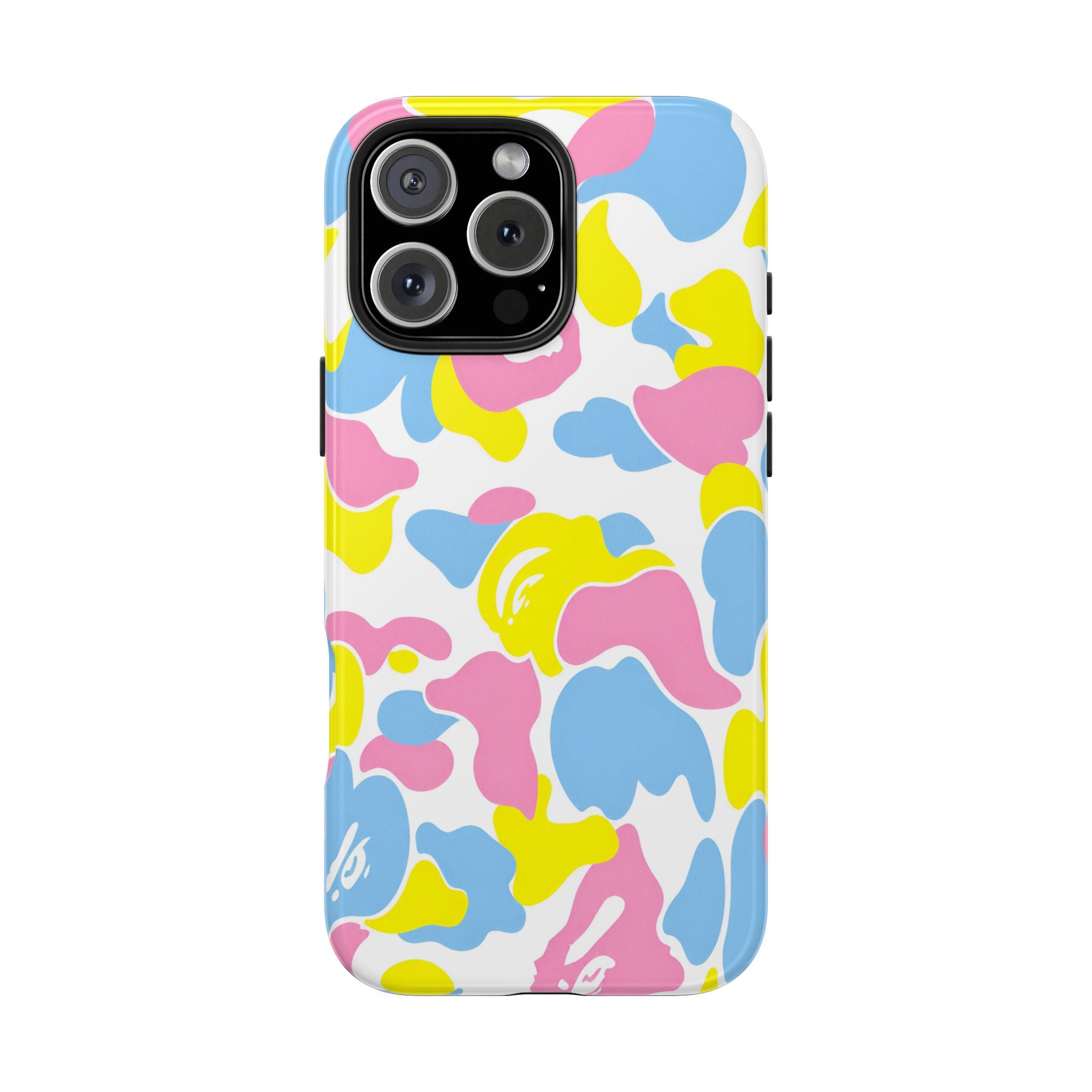 Multicolor Bape Print Phone Case