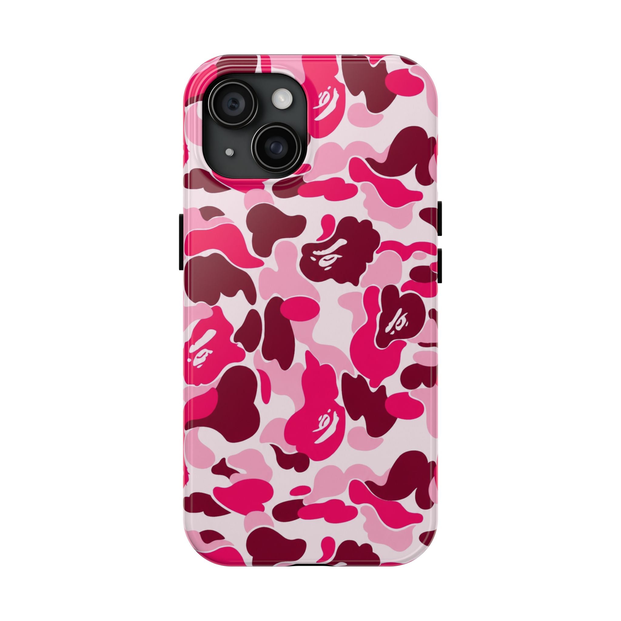 Pink Bape Print Phone Case