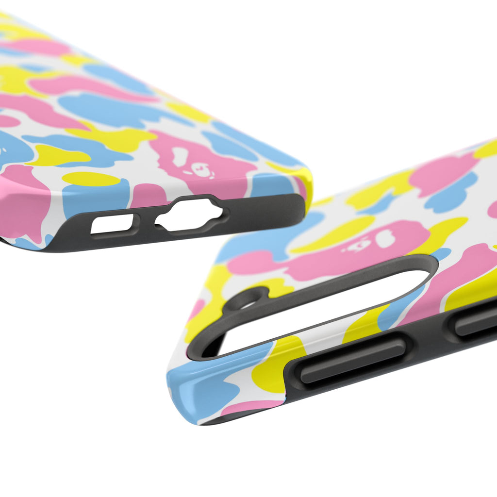 Multicolor Bape Print Phone Case