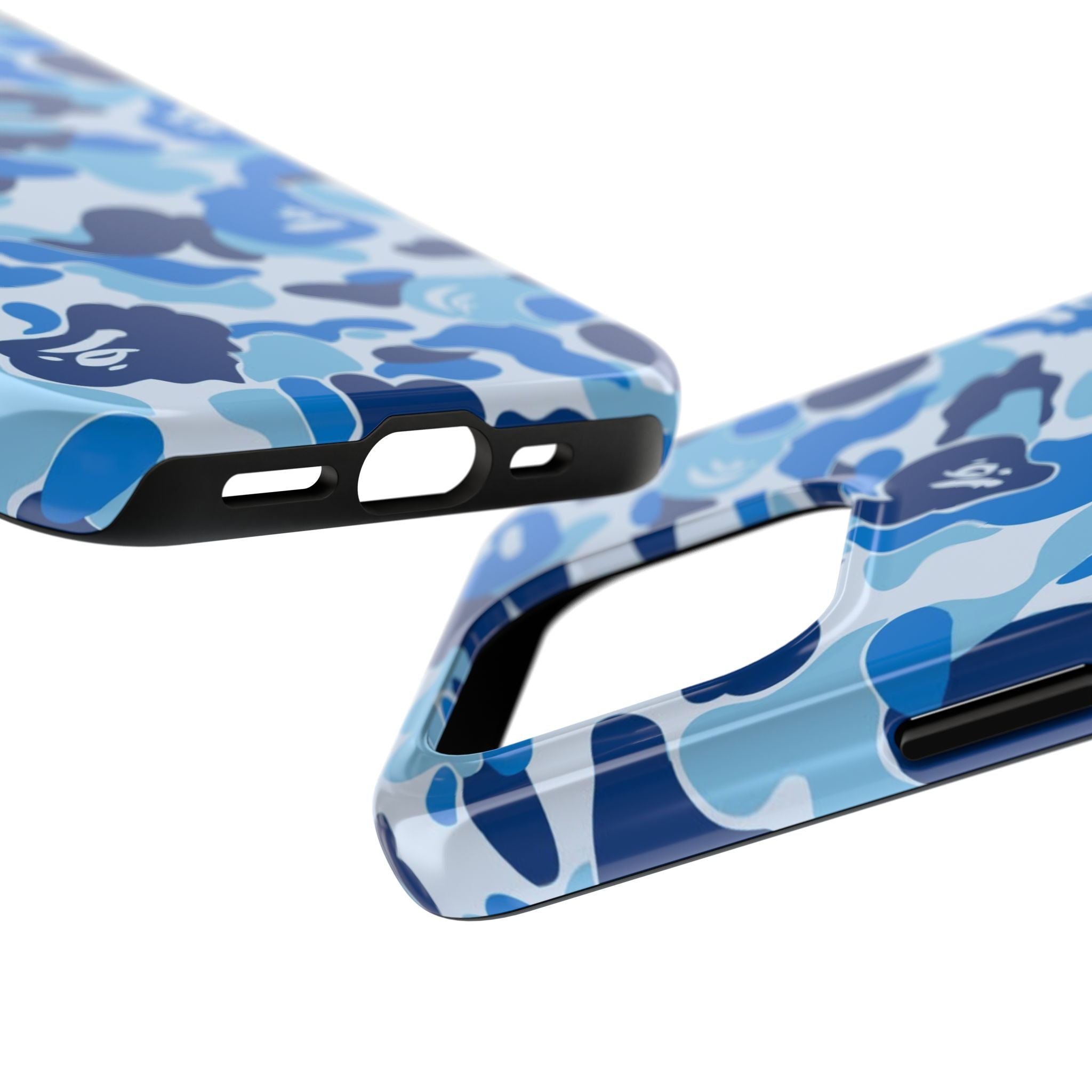 Blue Bape Print Phone Case