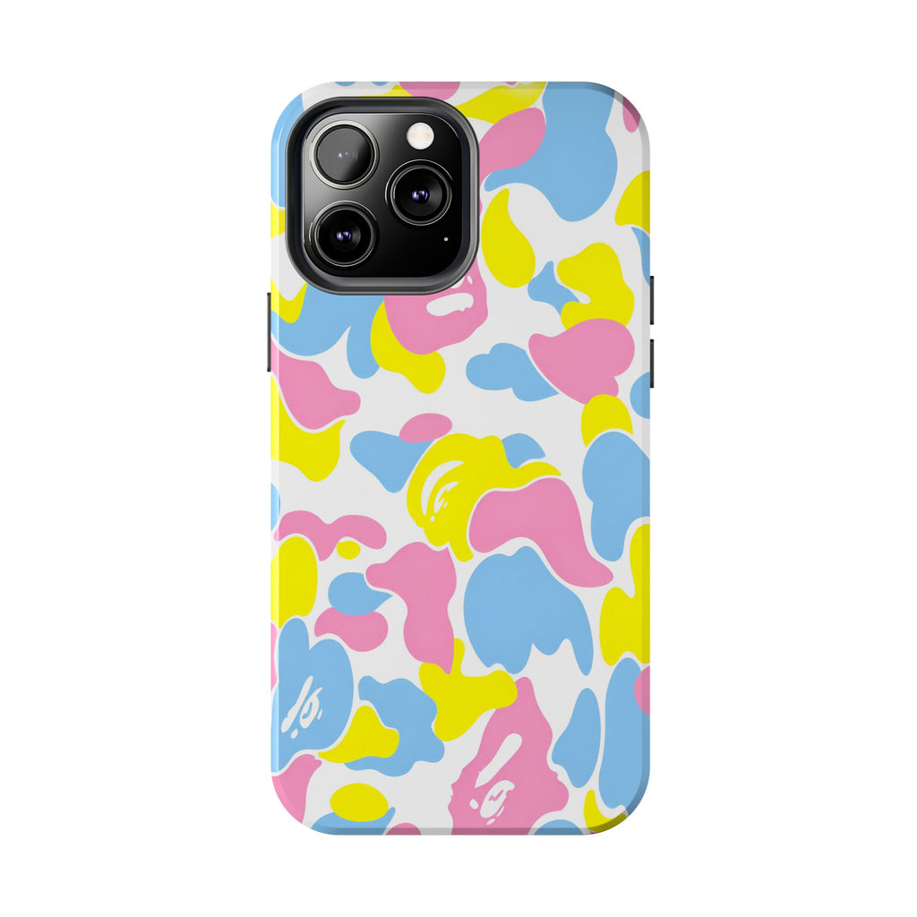 Multicolor Bape Print Phone Case