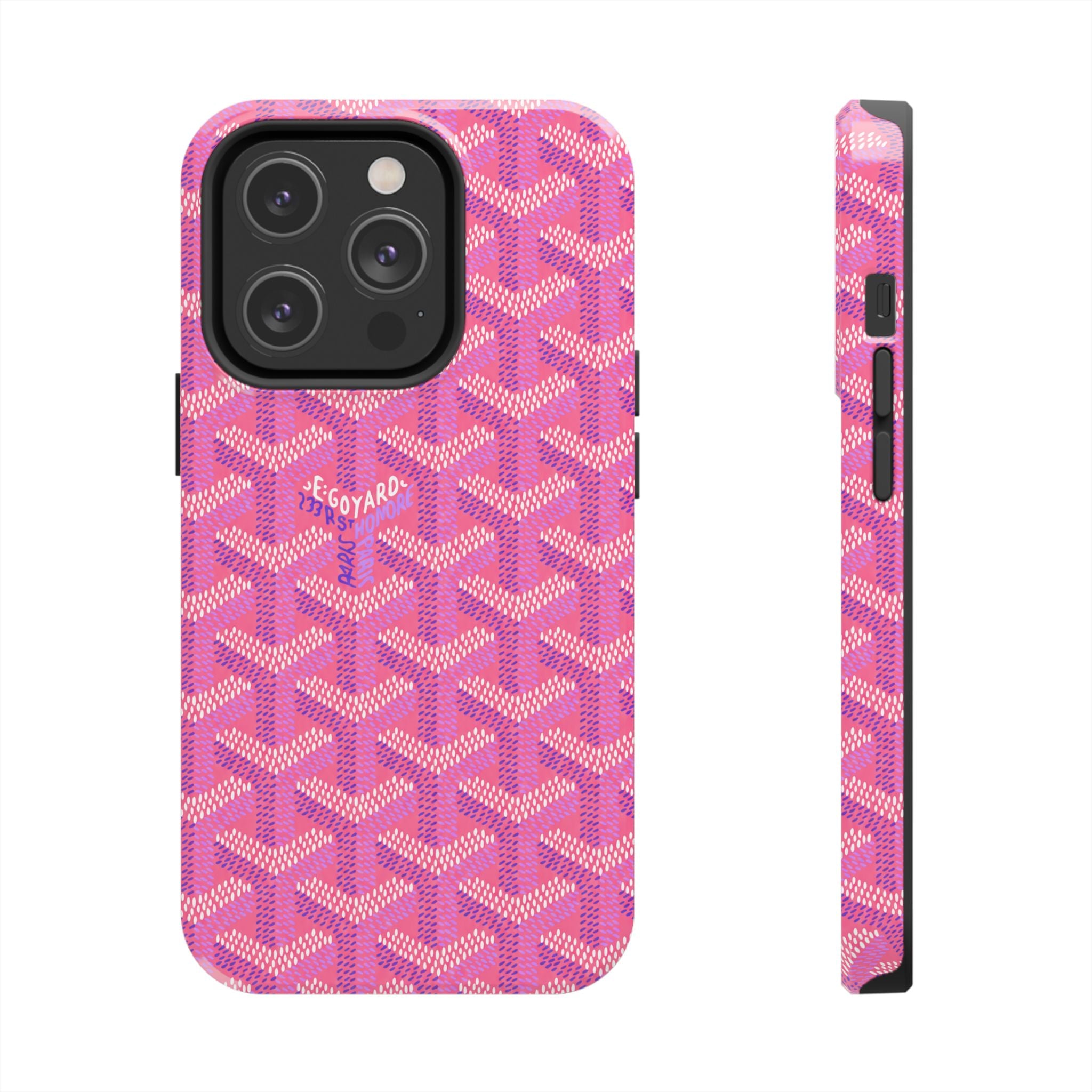 Pink Goyard Phone Case