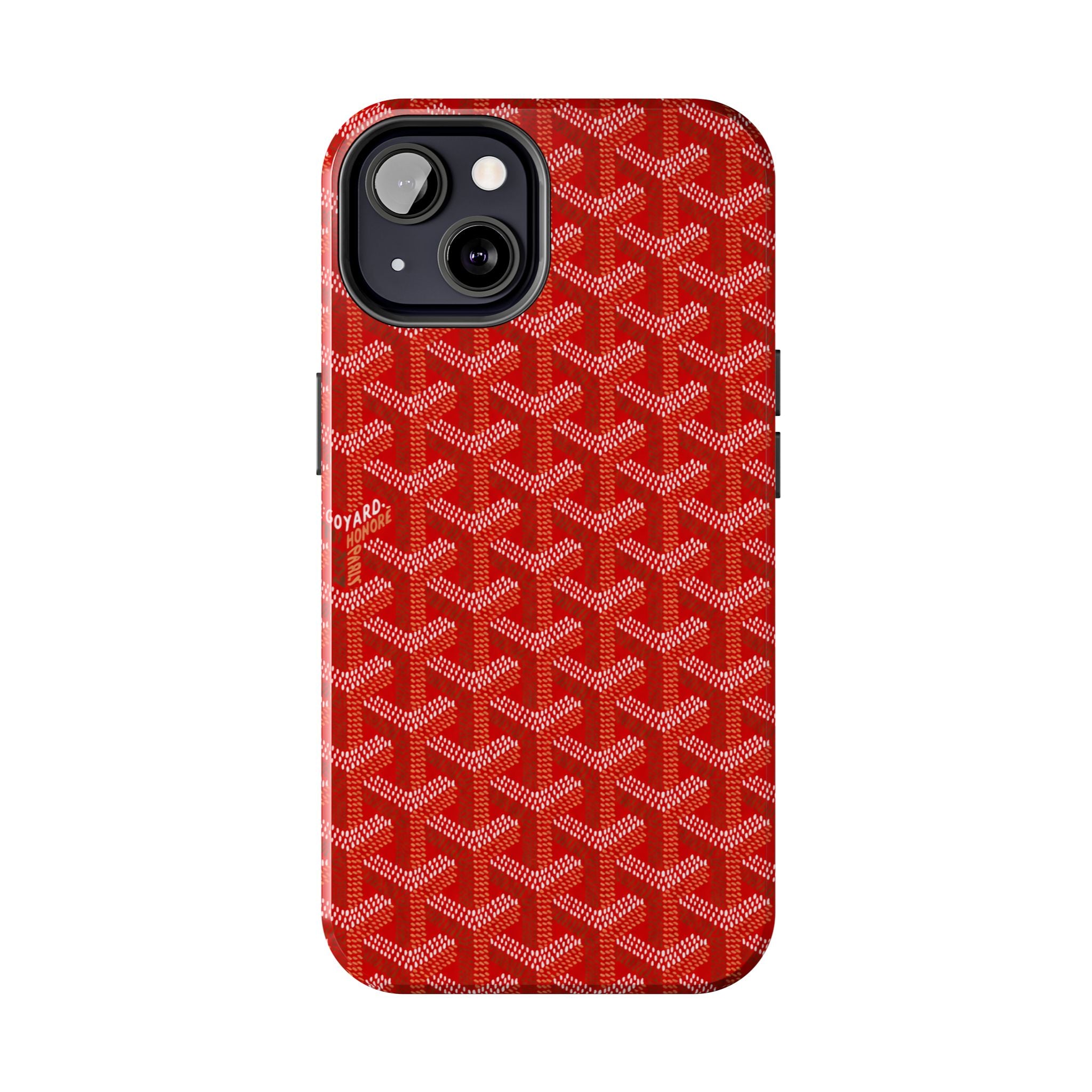 Red Goyard Phone Case