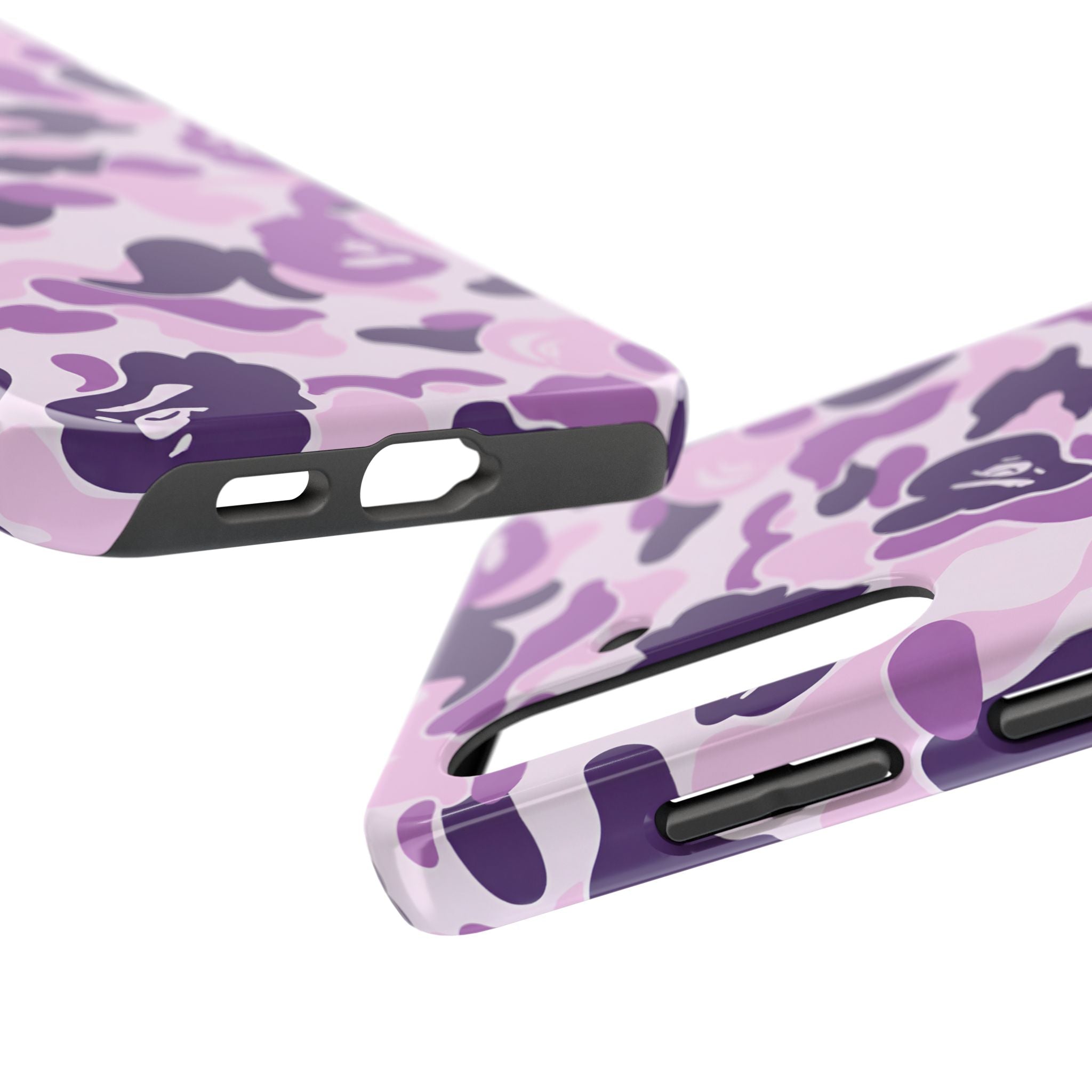 Purple Bape Print Phone Case