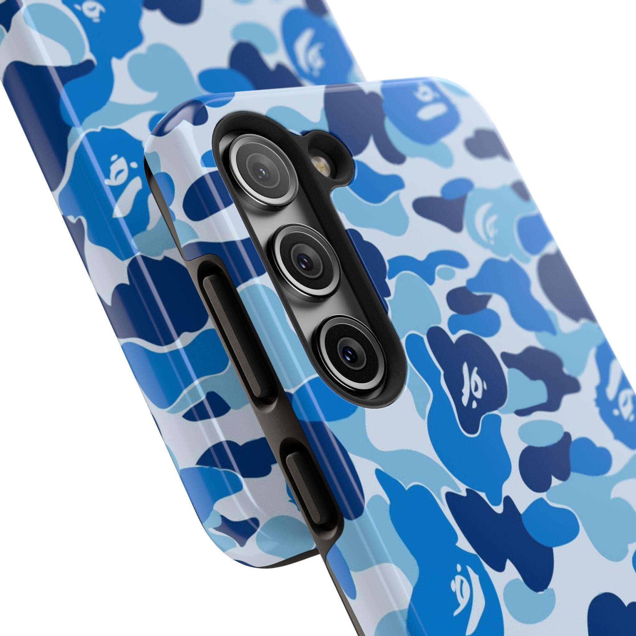 Blue Bape Print Phone Case