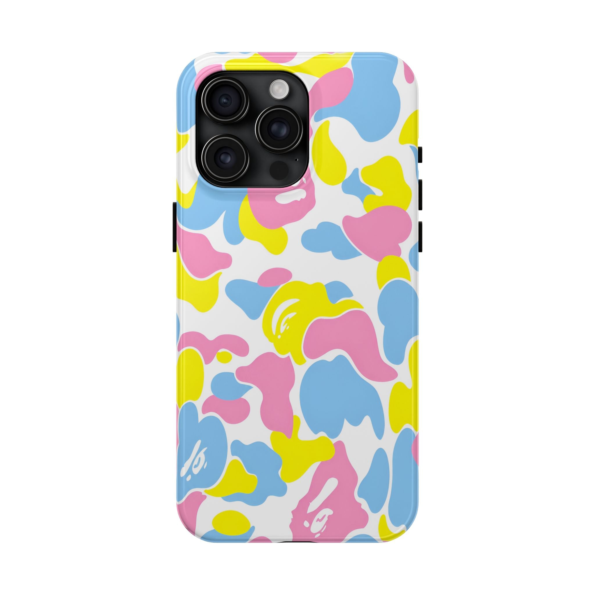 Multicolor Bape Print Phone Case