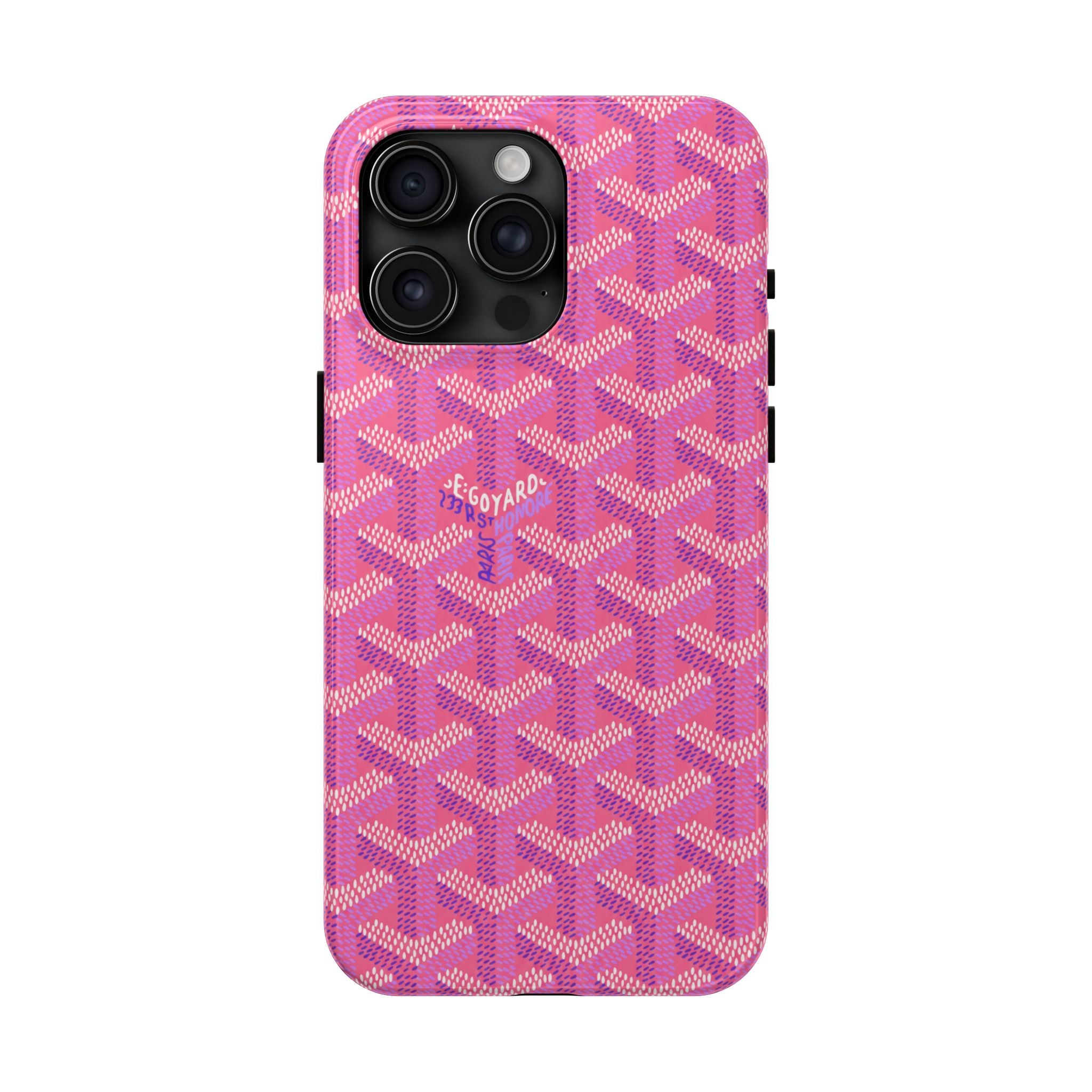 Pink Goyard Phone Case