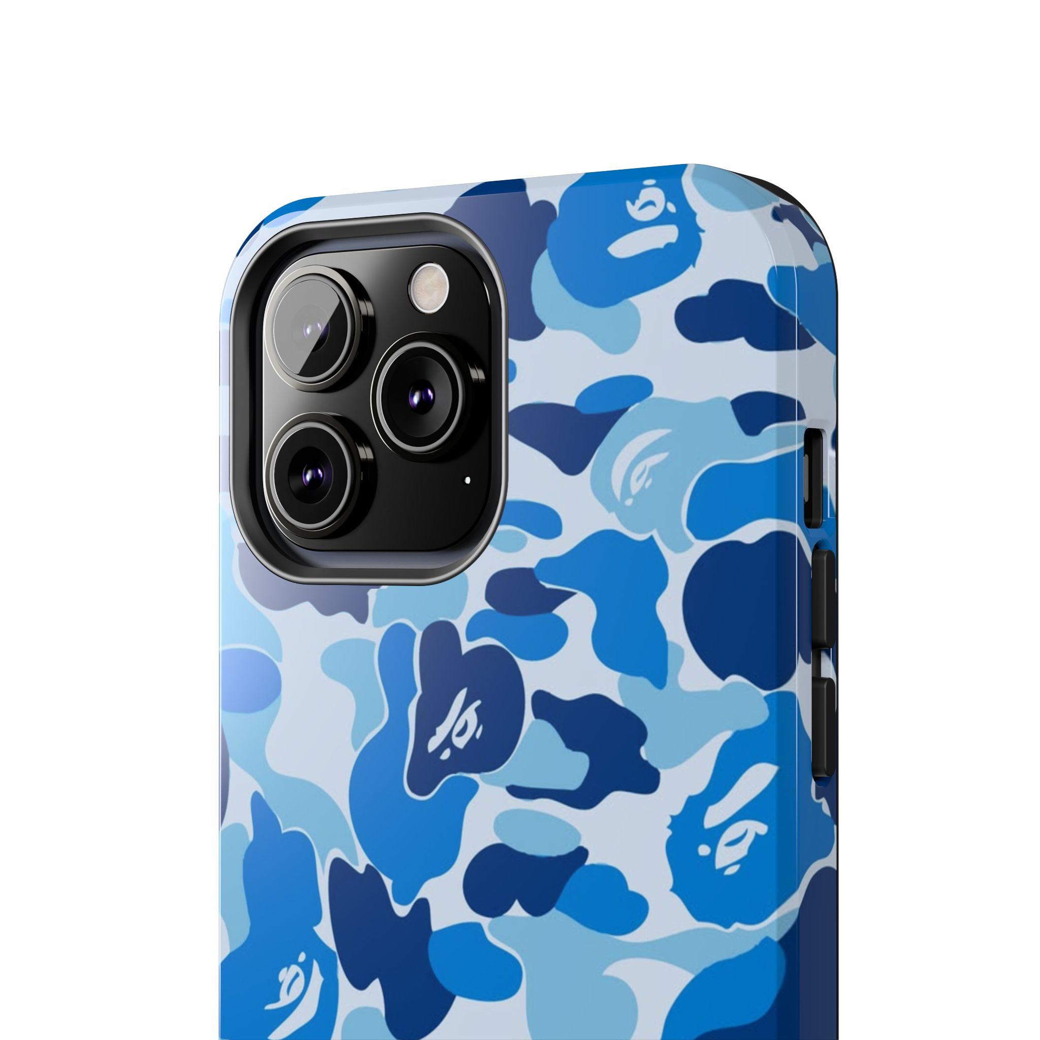 Blue Bape Print Phone Case
