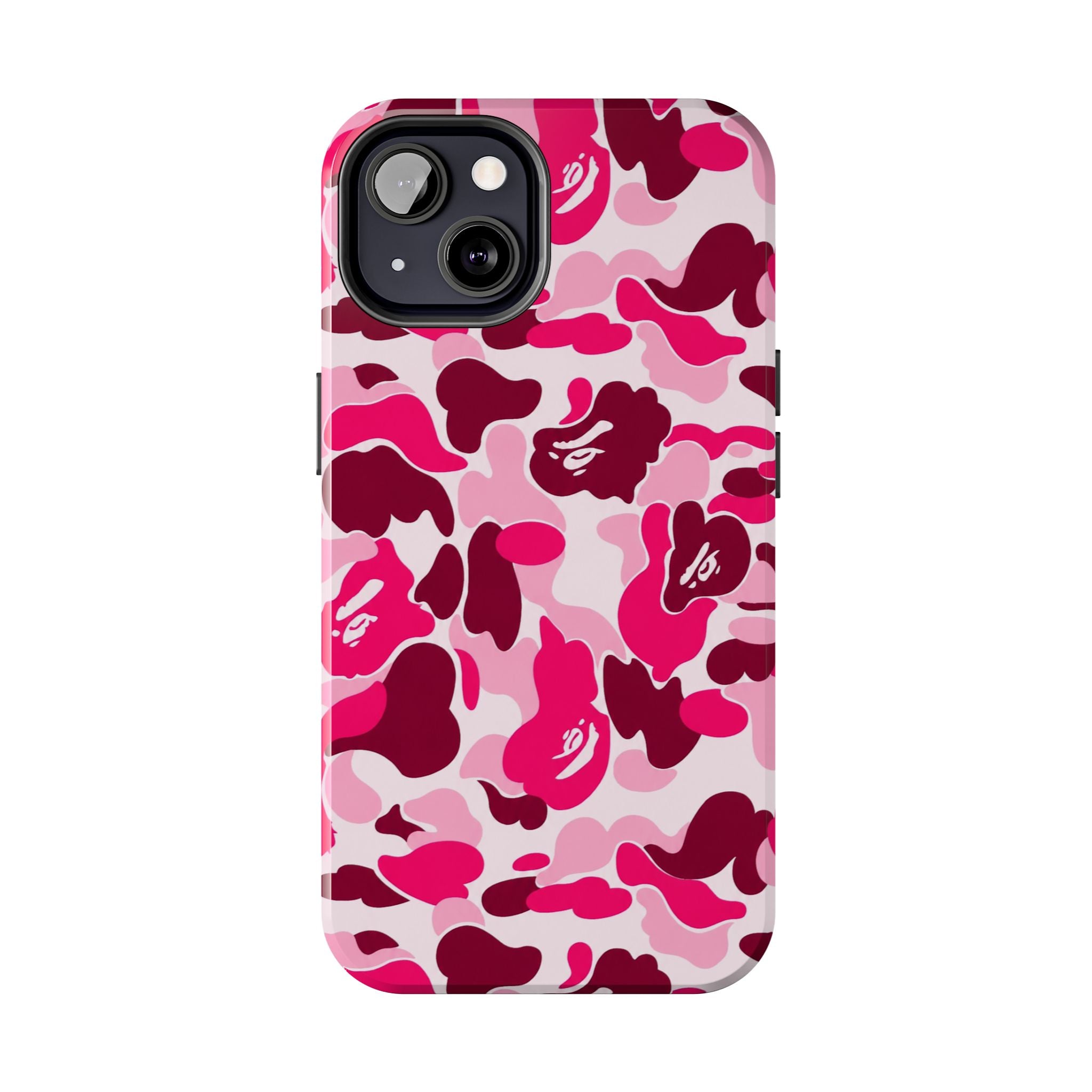 Pink Bape Print Phone Case