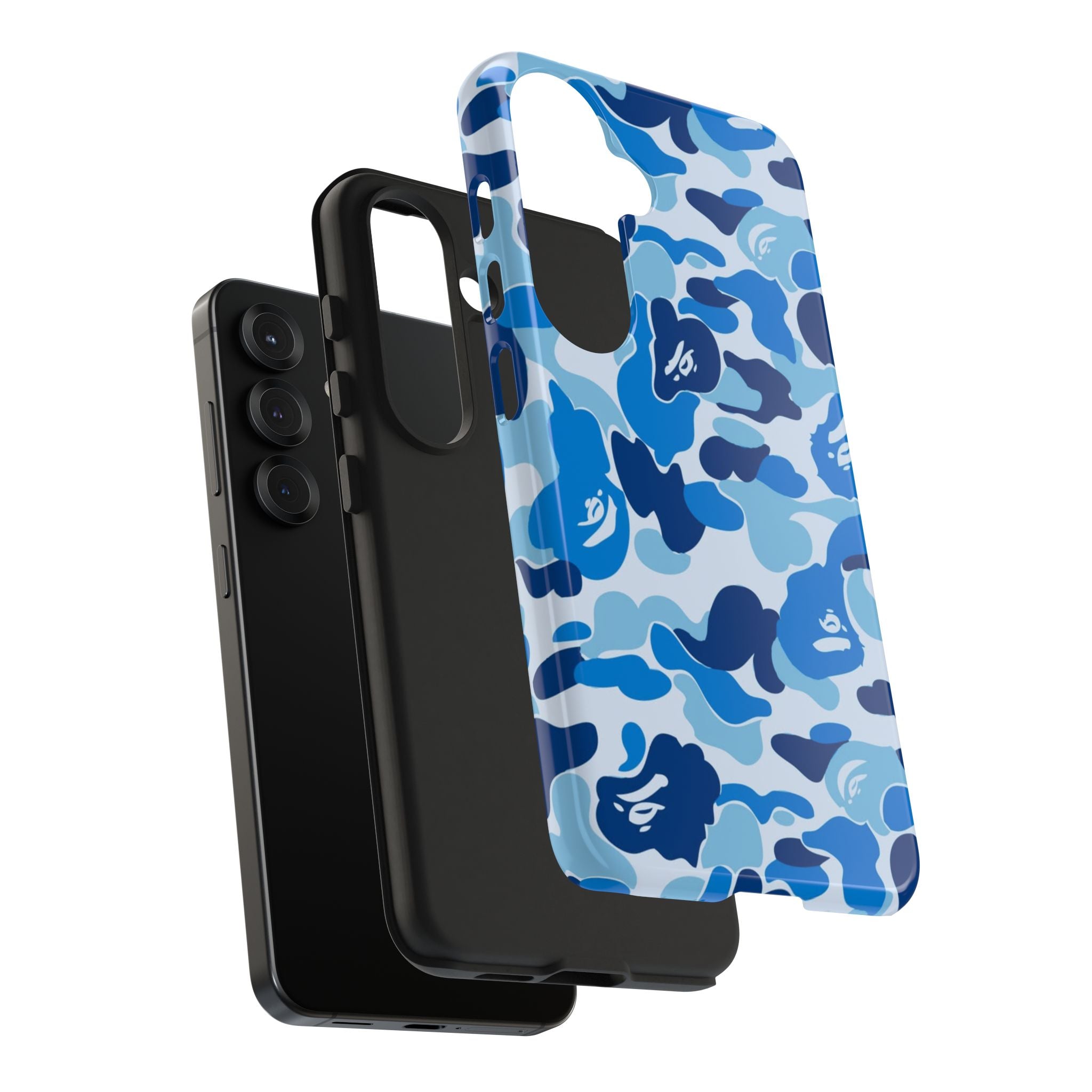 Blue Bape Print Phone Case