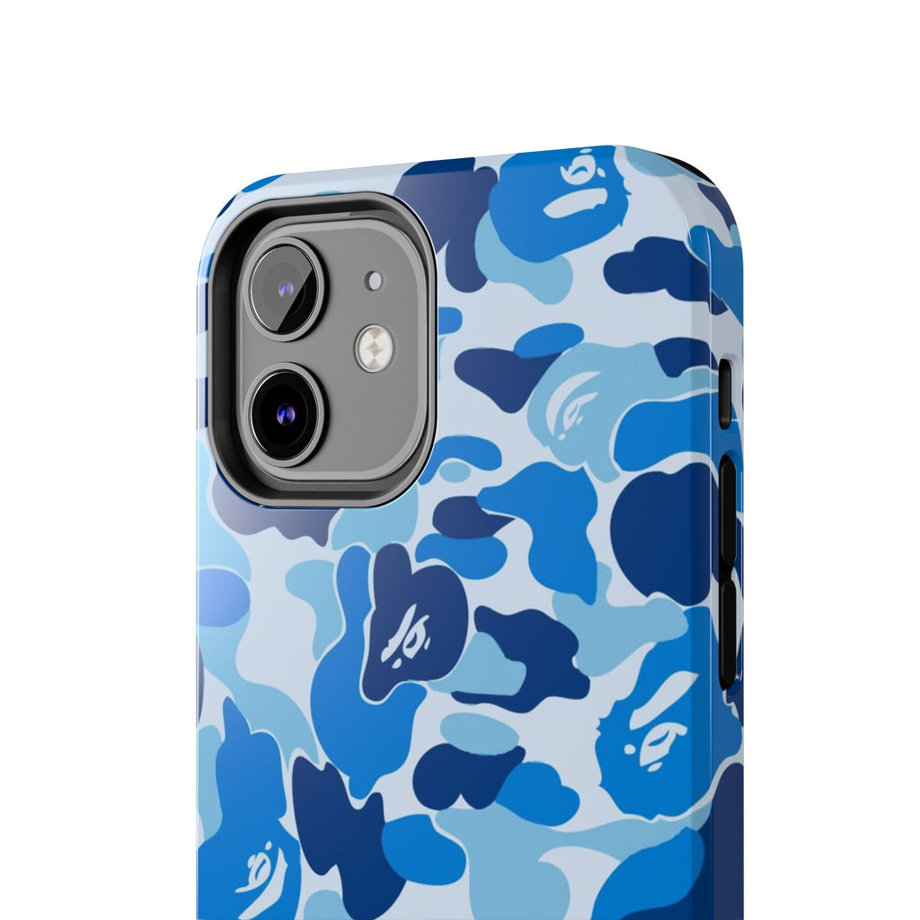 Blue Bape Print Phone Case
