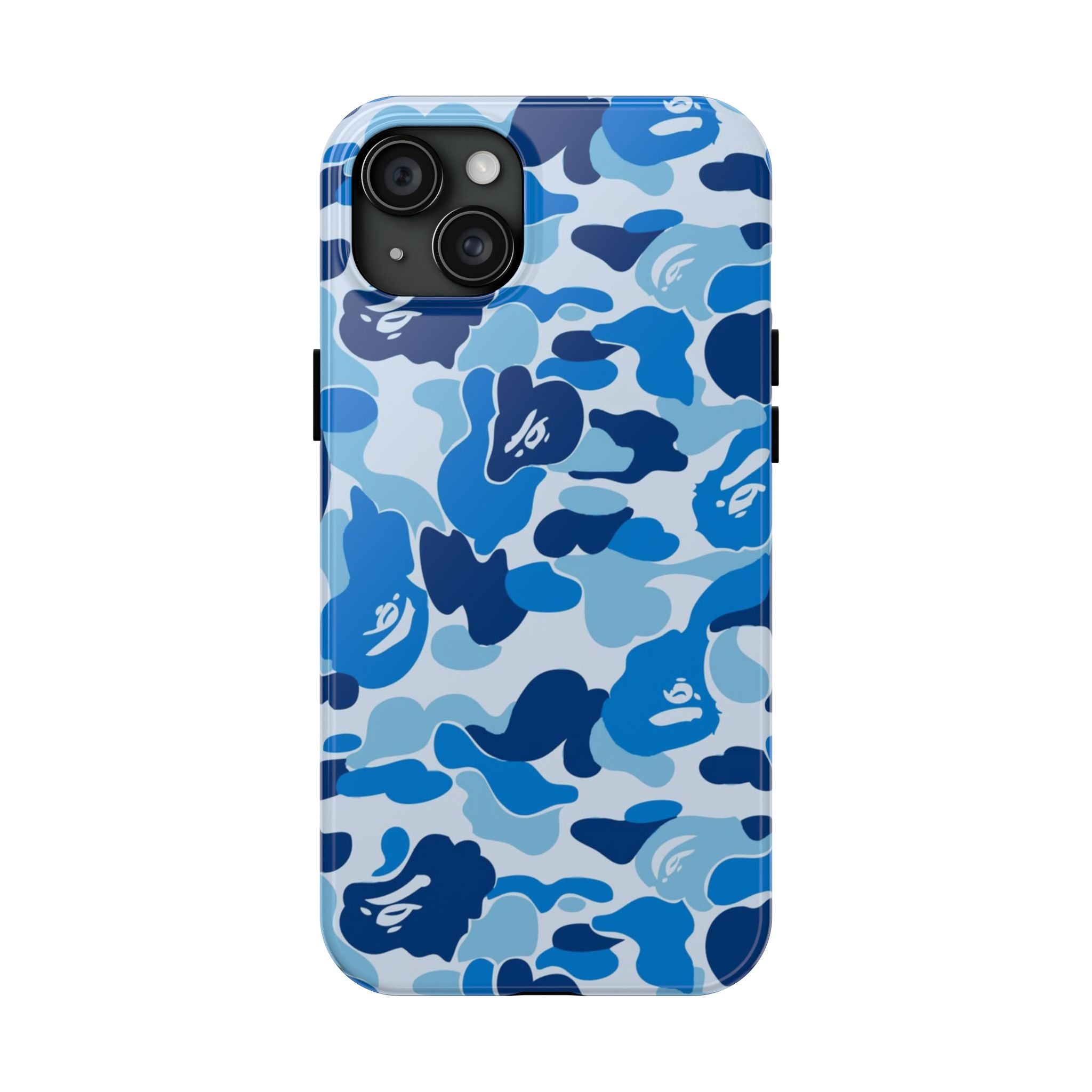 Blue Bape Print Phone Case