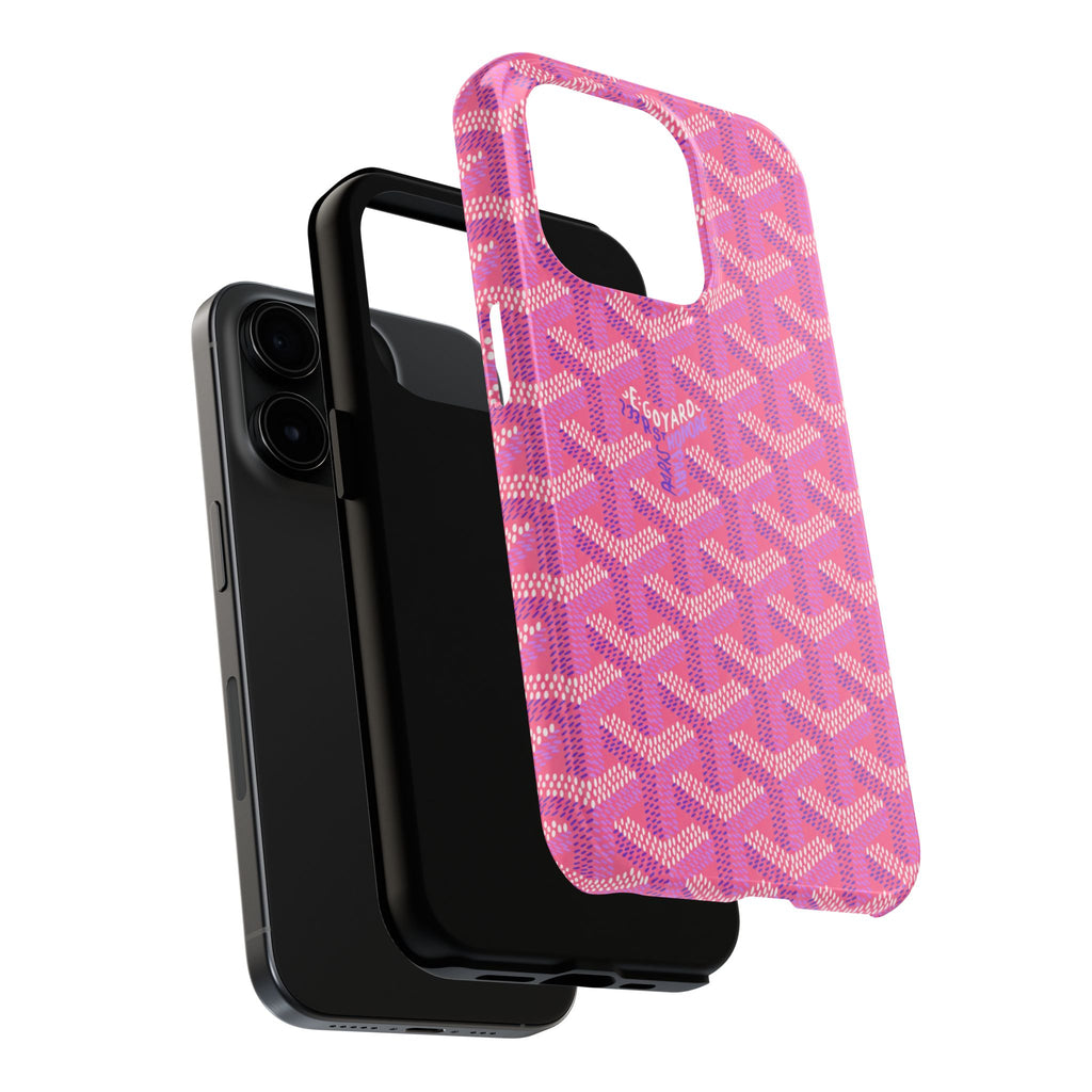 Pink Goyard Phone Case