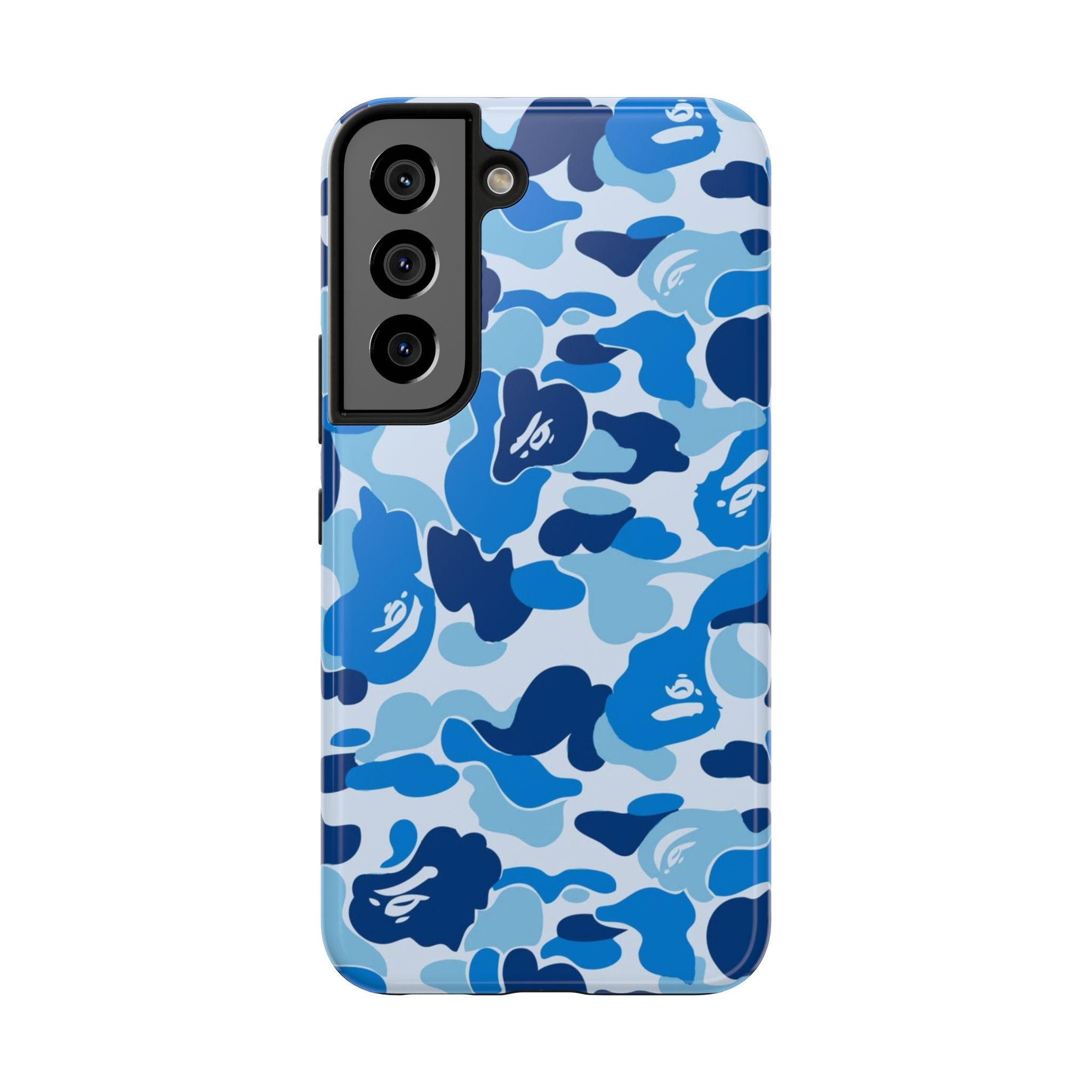 Blue Bape Print Phone Case