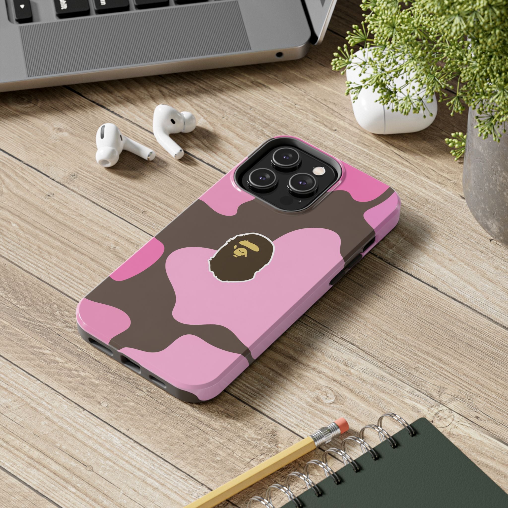 Copy of Pink Bape Print Phone Case