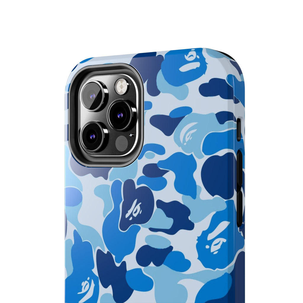 Blue Bape Print Phone Case