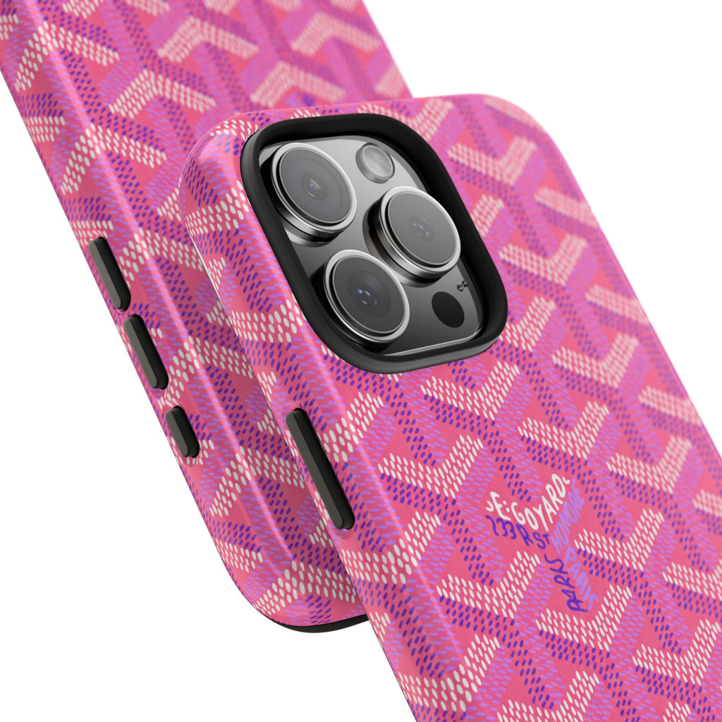 Pink Goyard Phone Case
