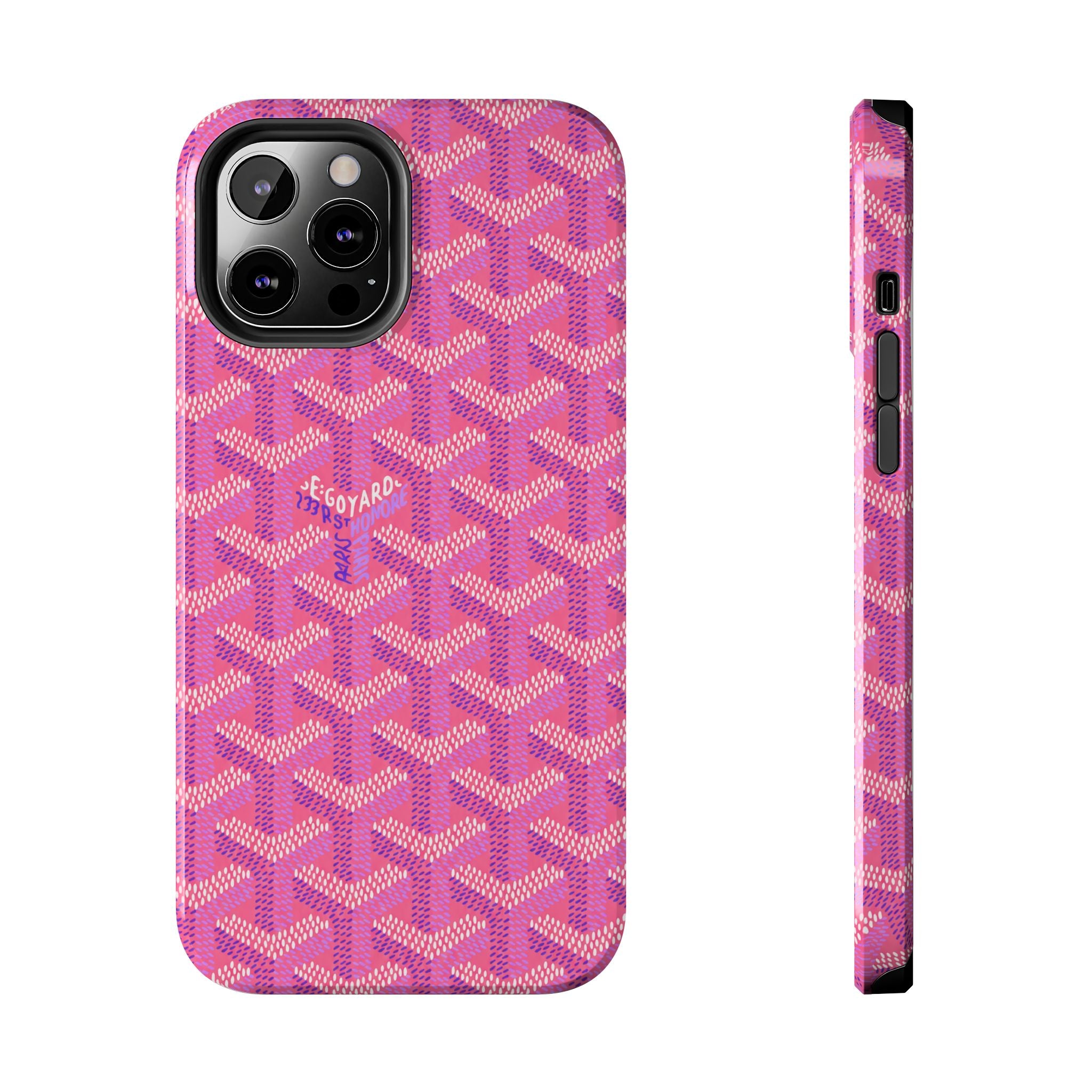 Pink Goyard Phone Case