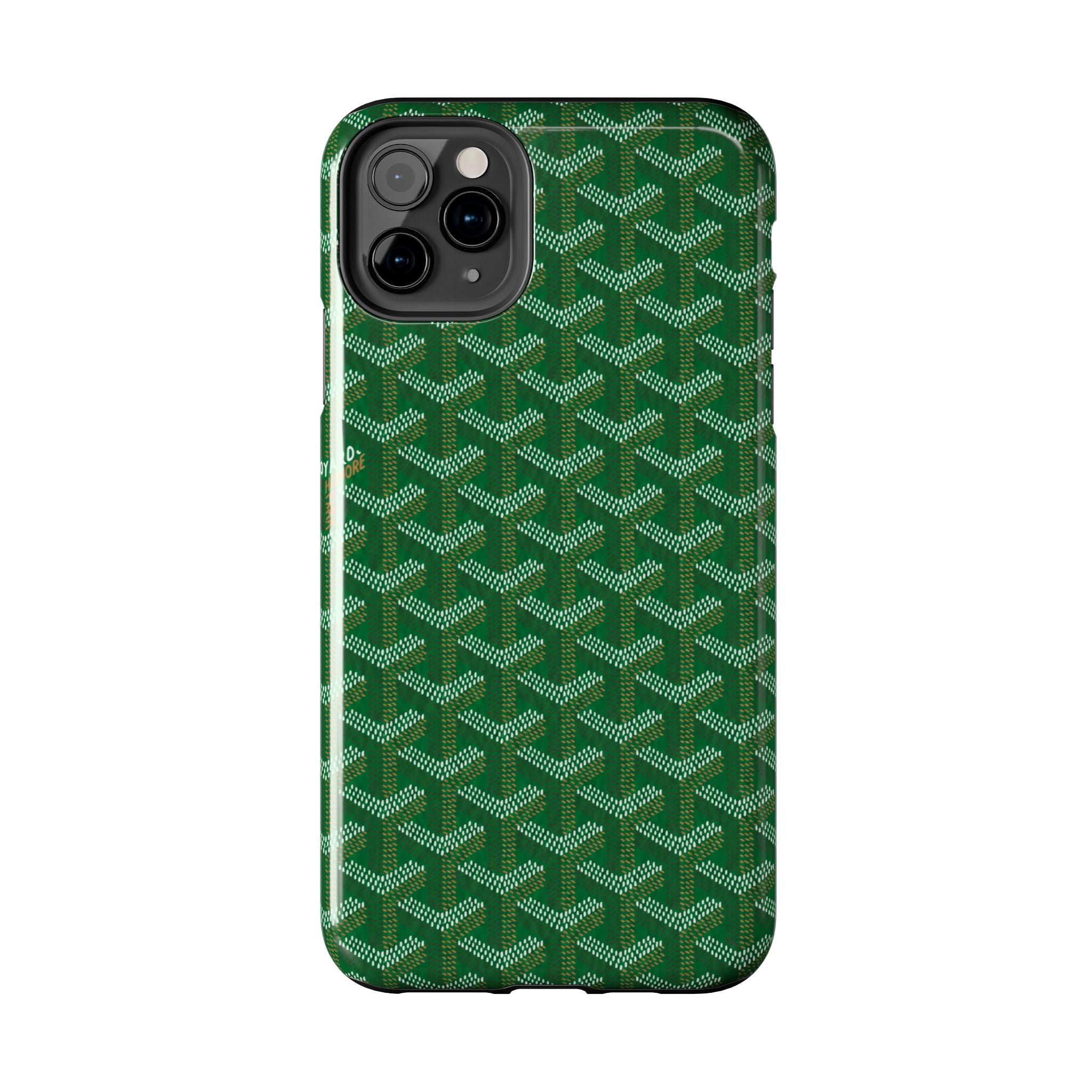 Green Goyard Phone Case