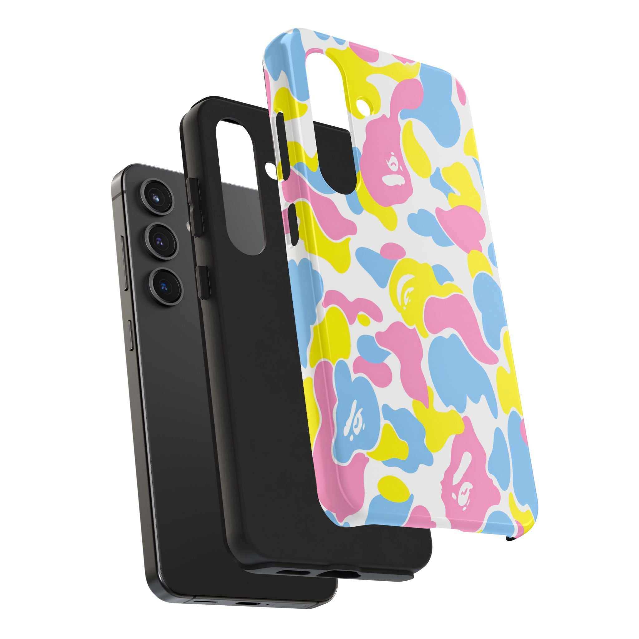 Multicolor Bape Print Phone Case
