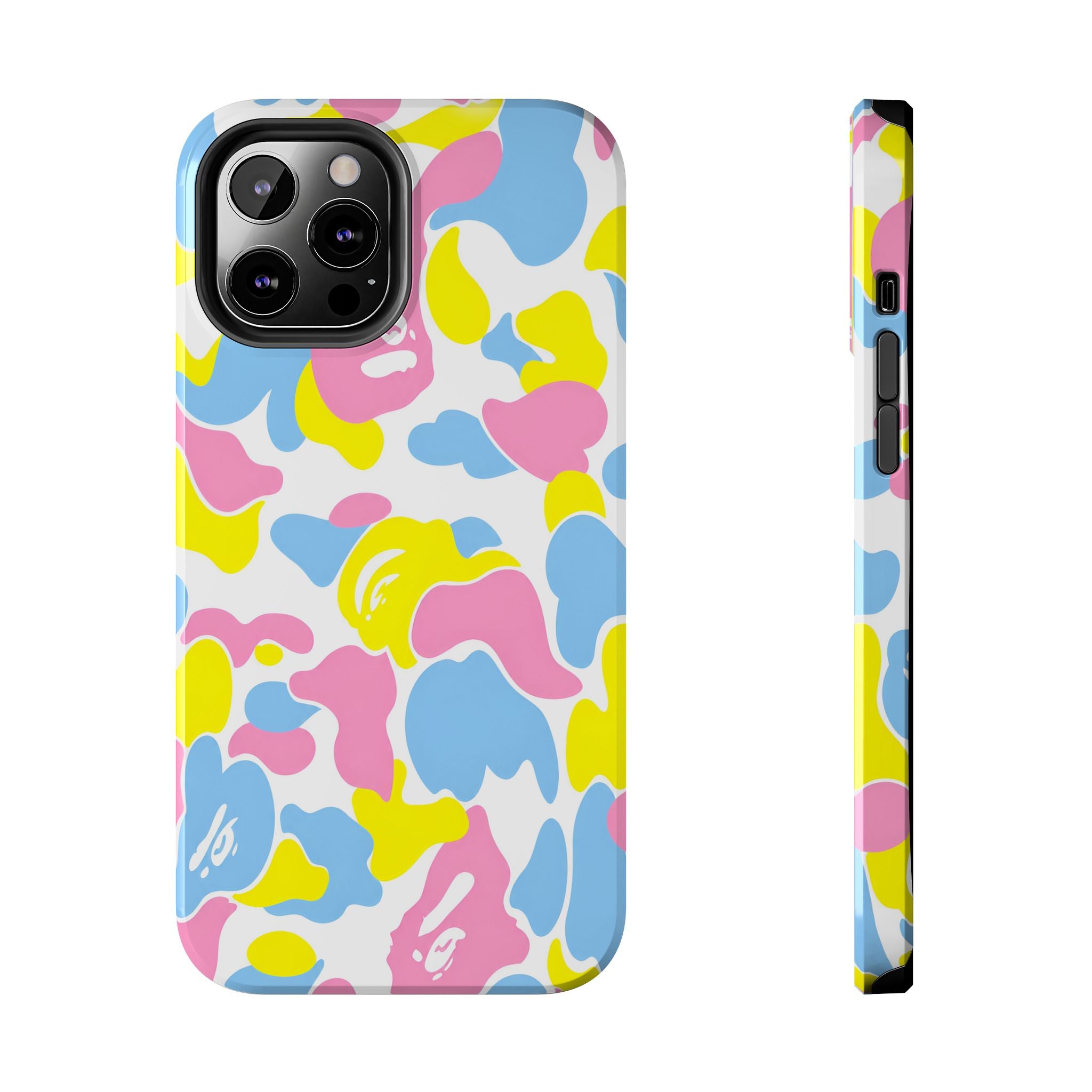 Multicolor Bape Print Phone Case