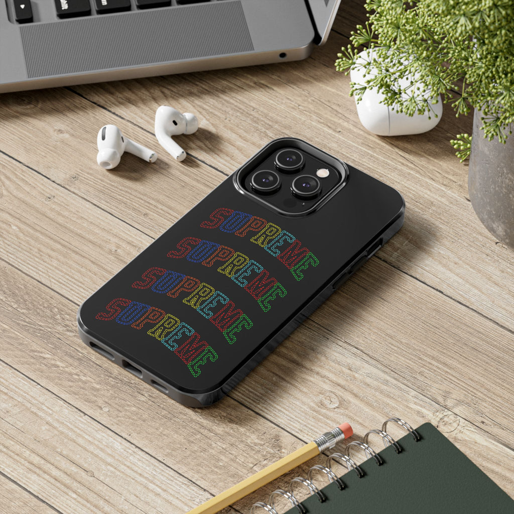Supreme Neon Tough Phone Case