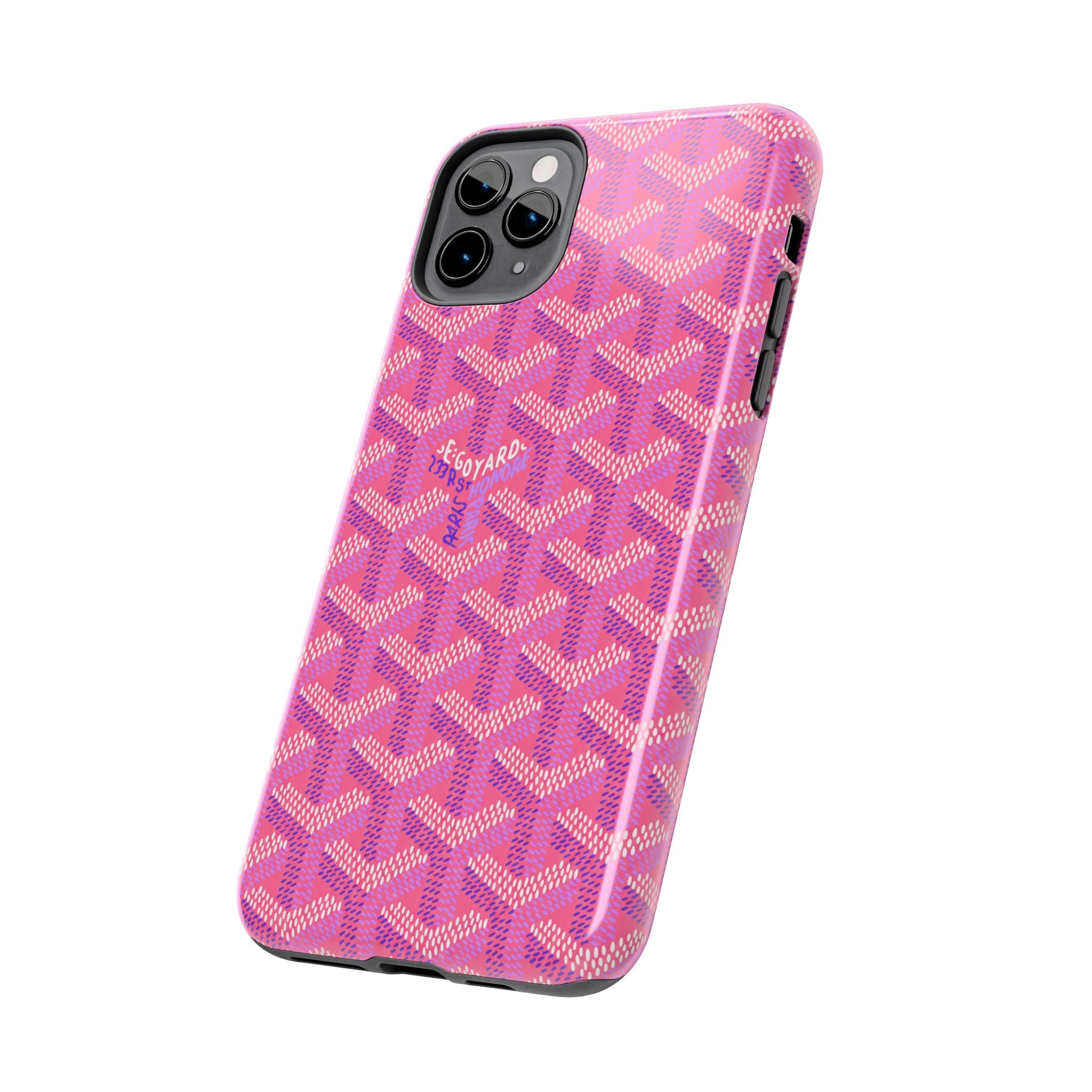 Pink Goyard Phone Case