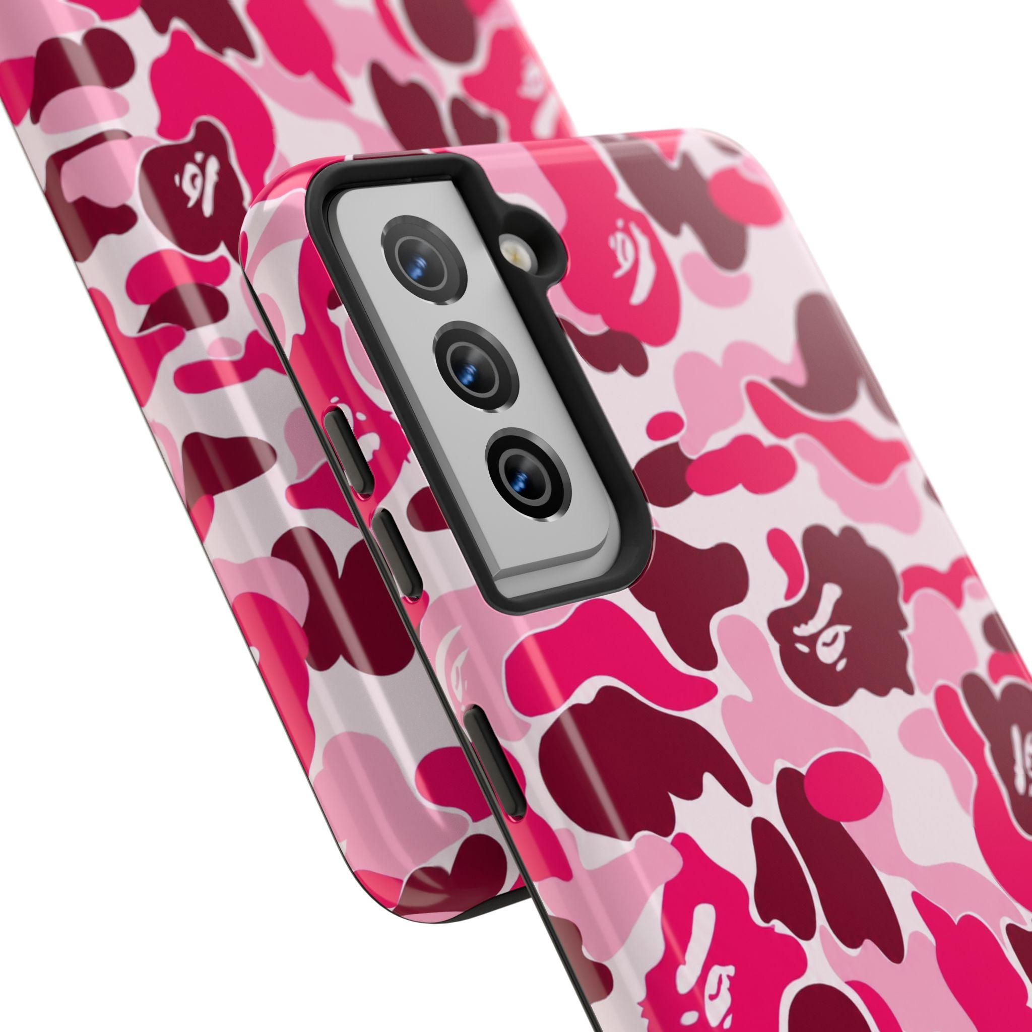 Pink Bape Print Phone Case