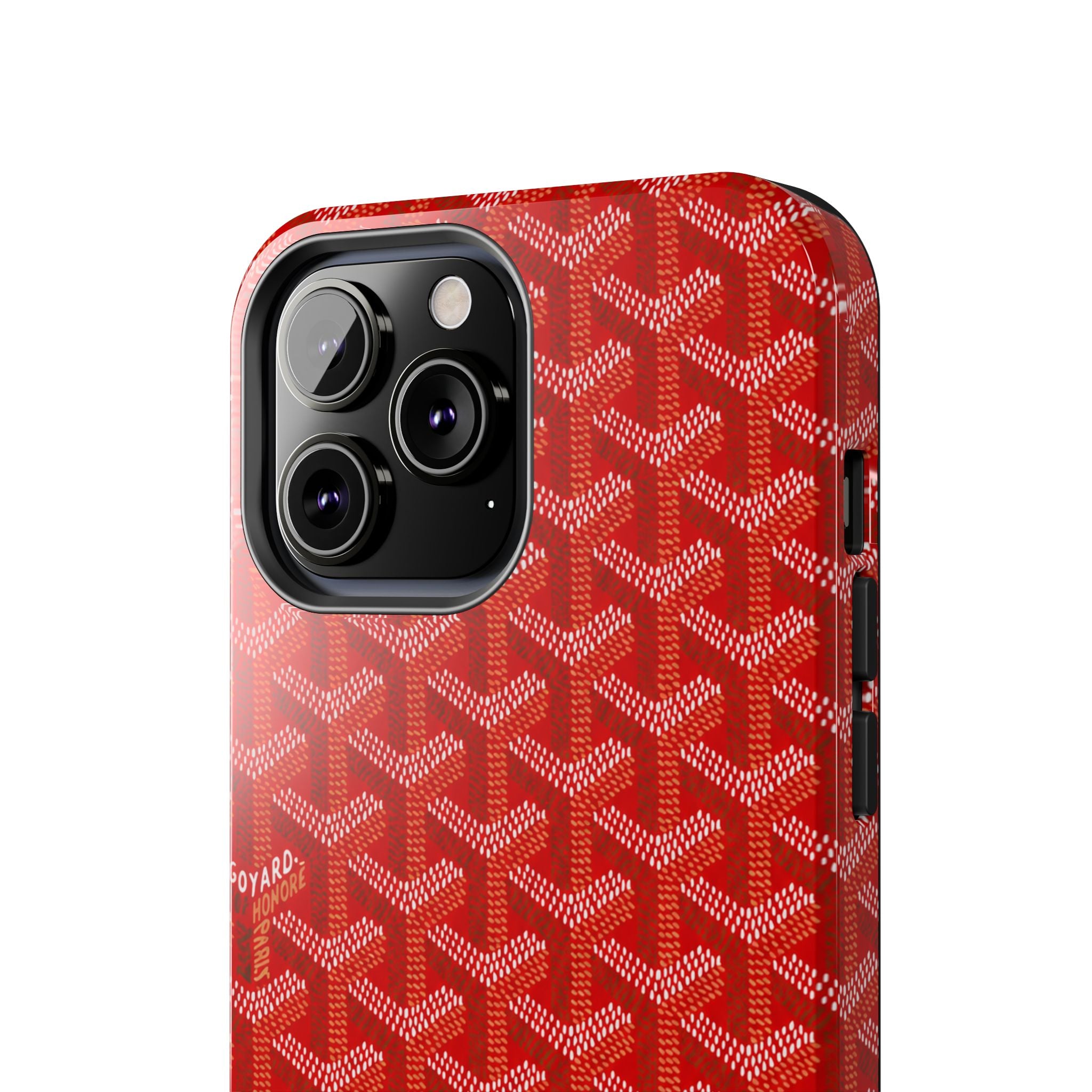 Red Goyard Phone Case