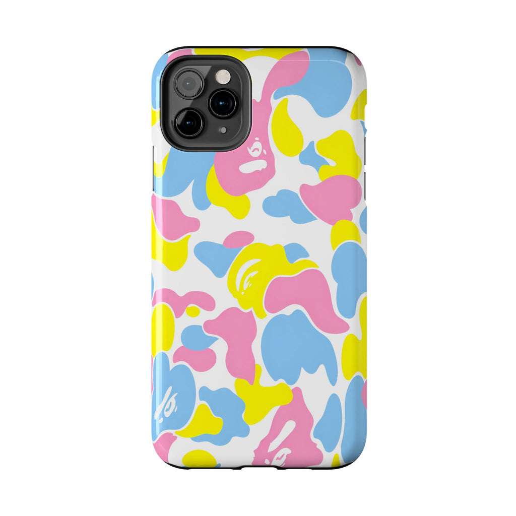 Multicolor Bape Print Phone Case