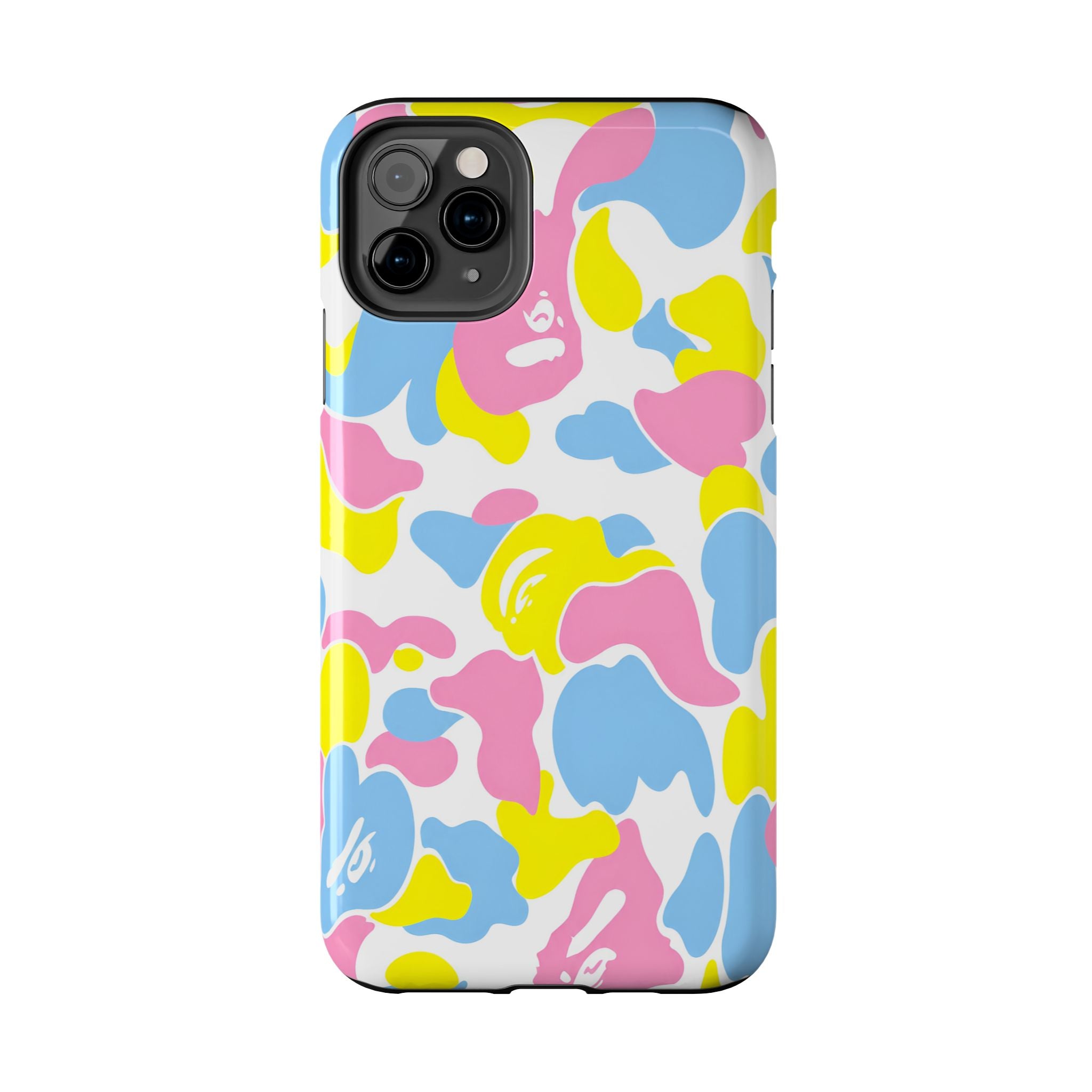 Multicolor Bape Print Phone Case