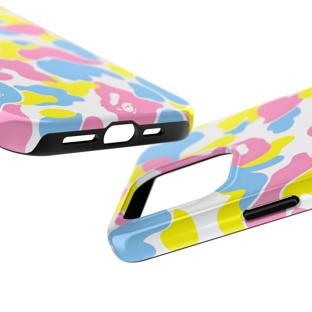 Multicolor Bape Print Phone Case