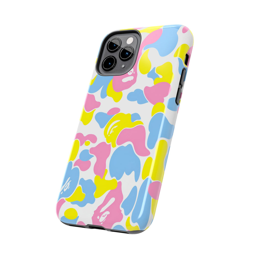 Multicolor Bape Print Phone Case
