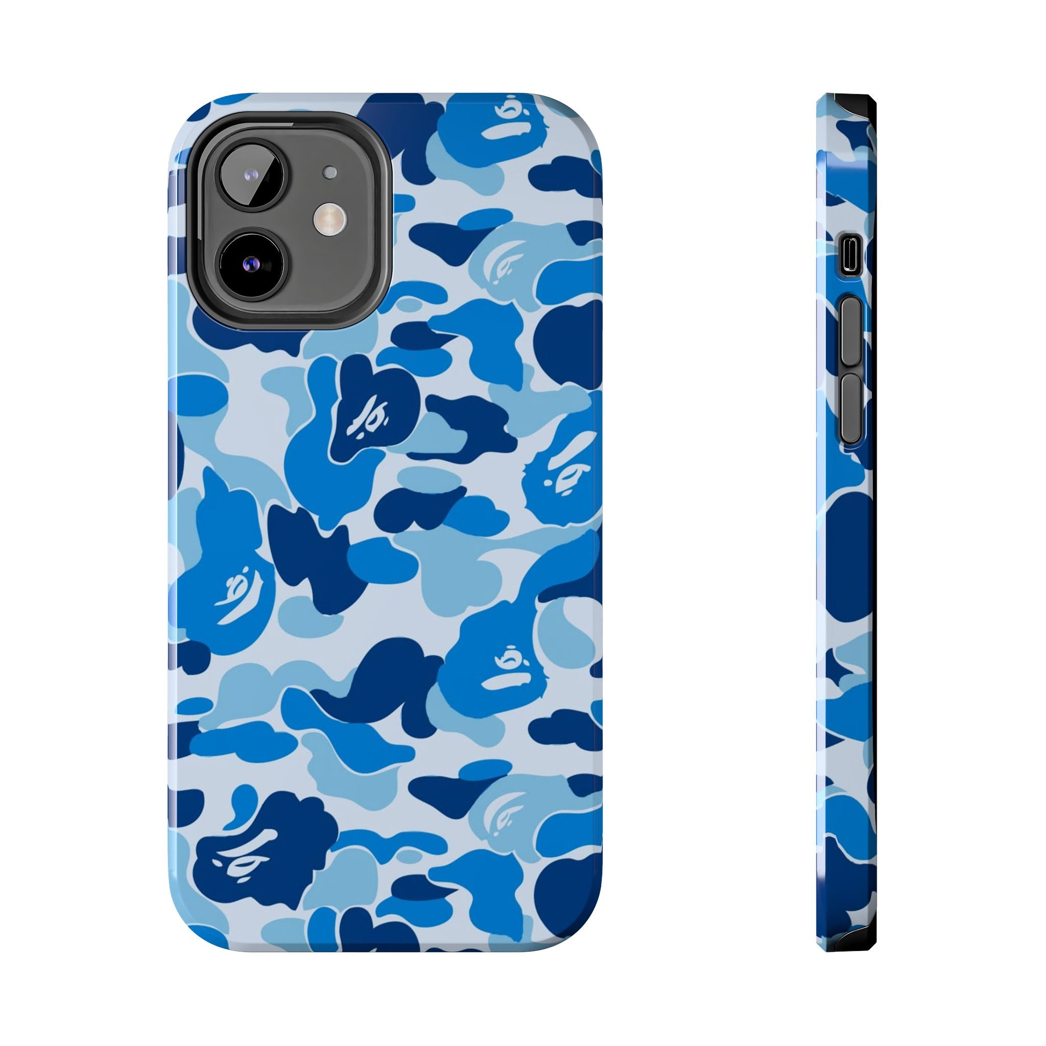 Blue Bape Print Phone Case