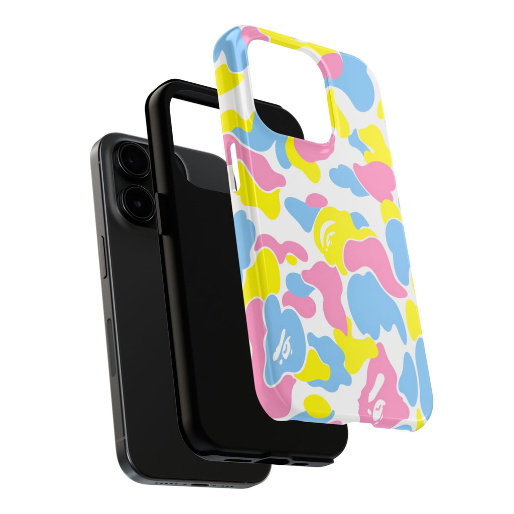 Multicolor Bape Print Phone Case