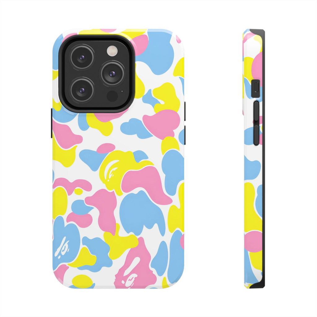 Multicolor Bape Print Phone Case