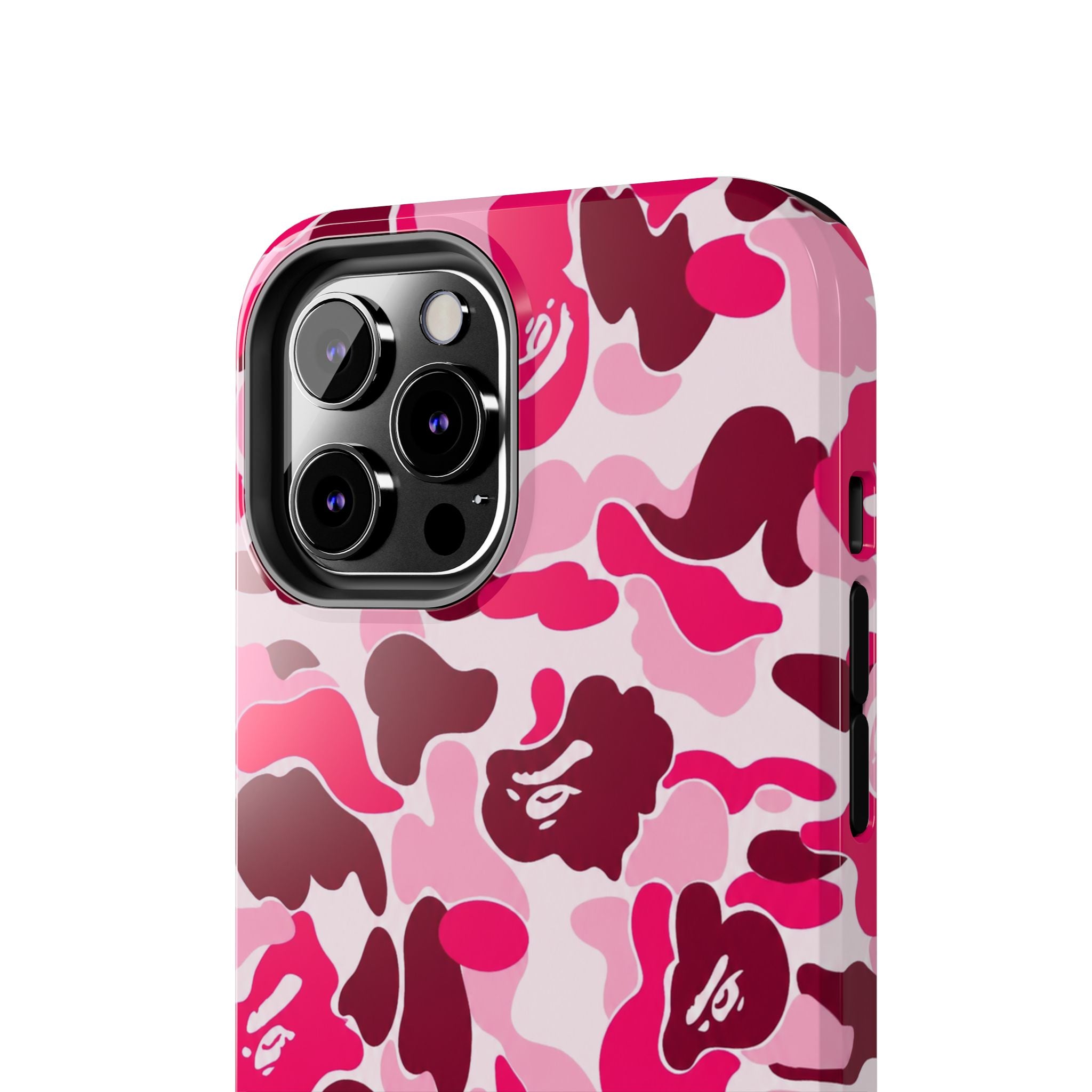 Pink Bape Print Phone Case