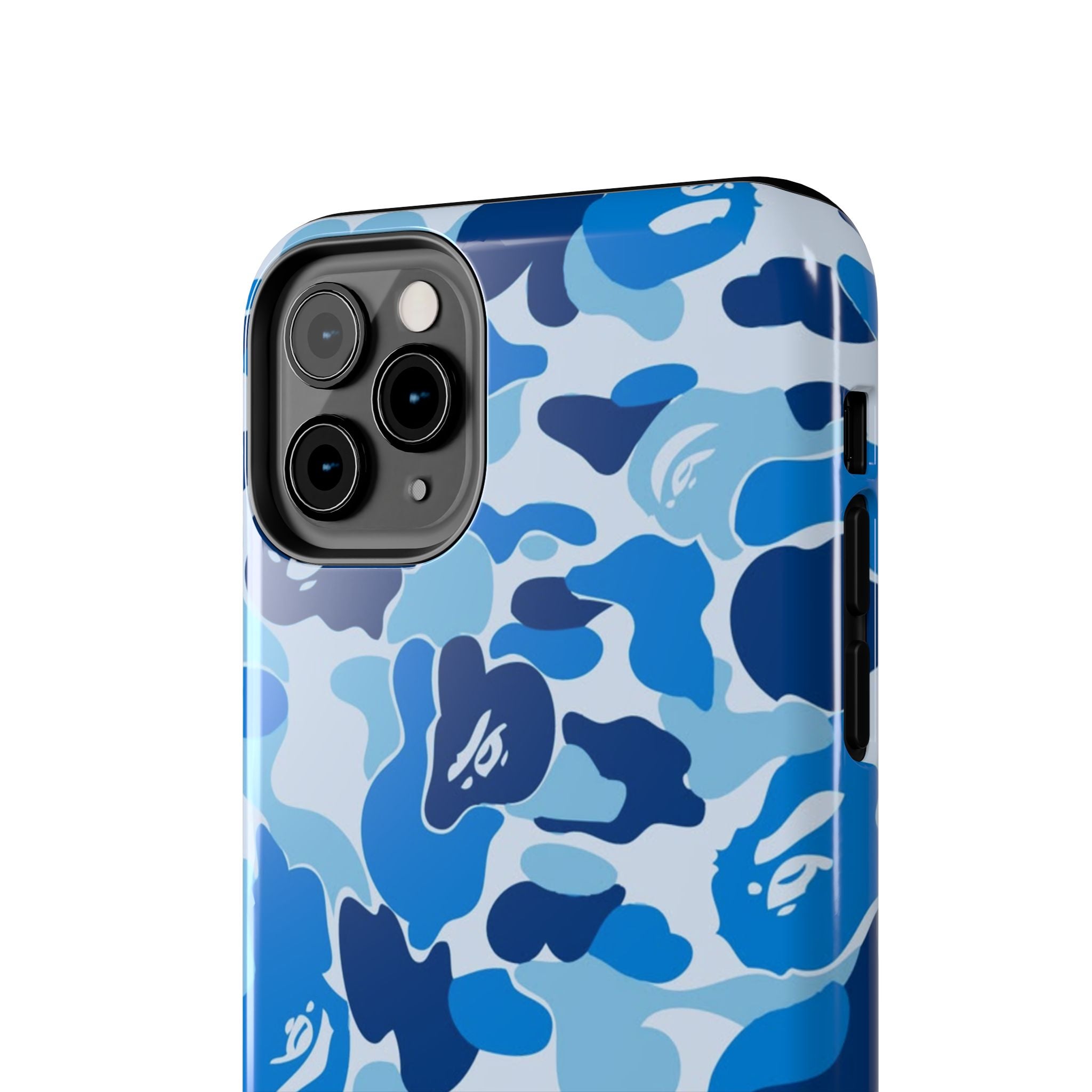 Blue Bape Print Phone Case