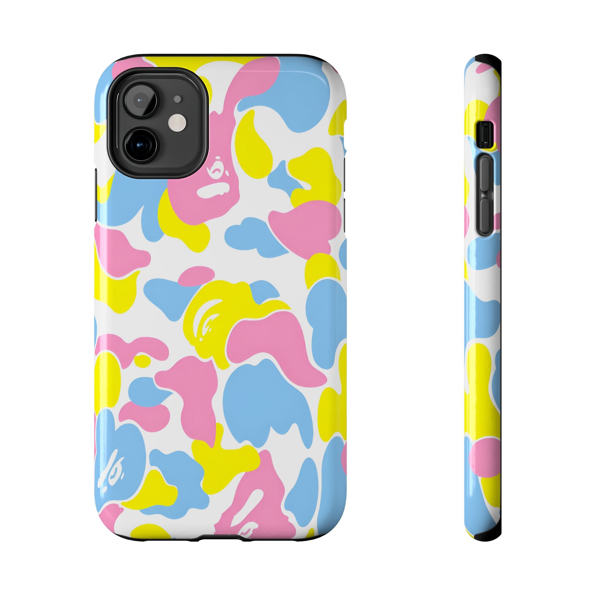 Multicolor Bape Print Phone Case