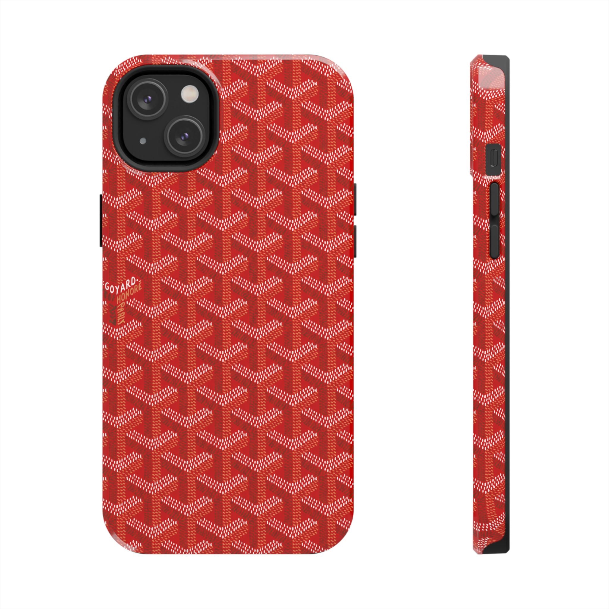 Red Goyard Phone Case