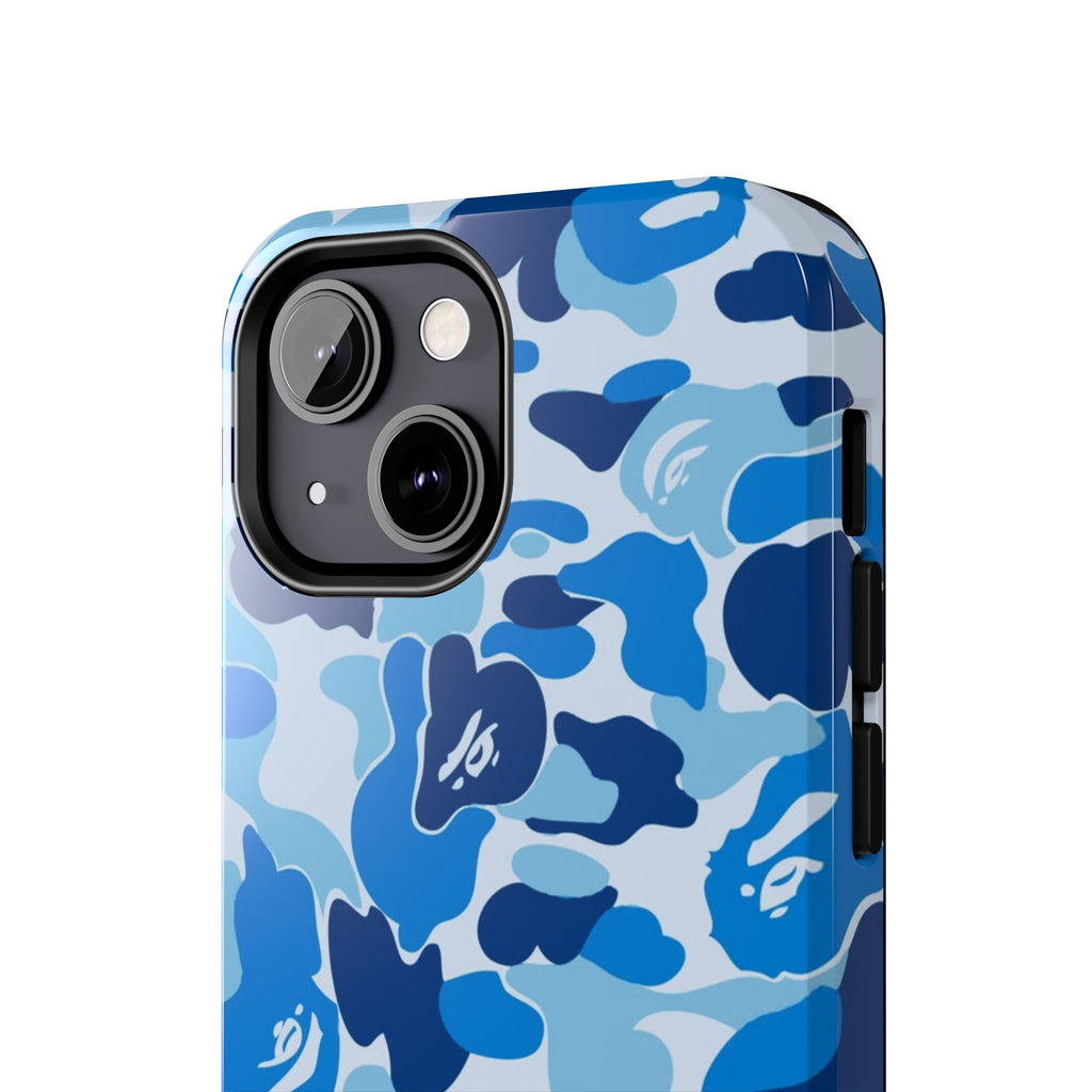 Blue Bape Print Phone Case