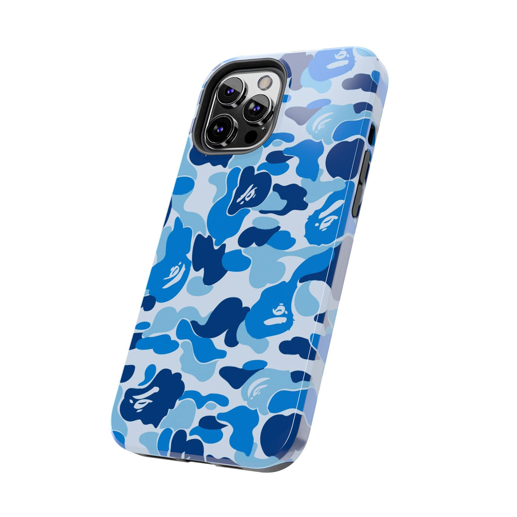 Blue Bape Print Phone Case