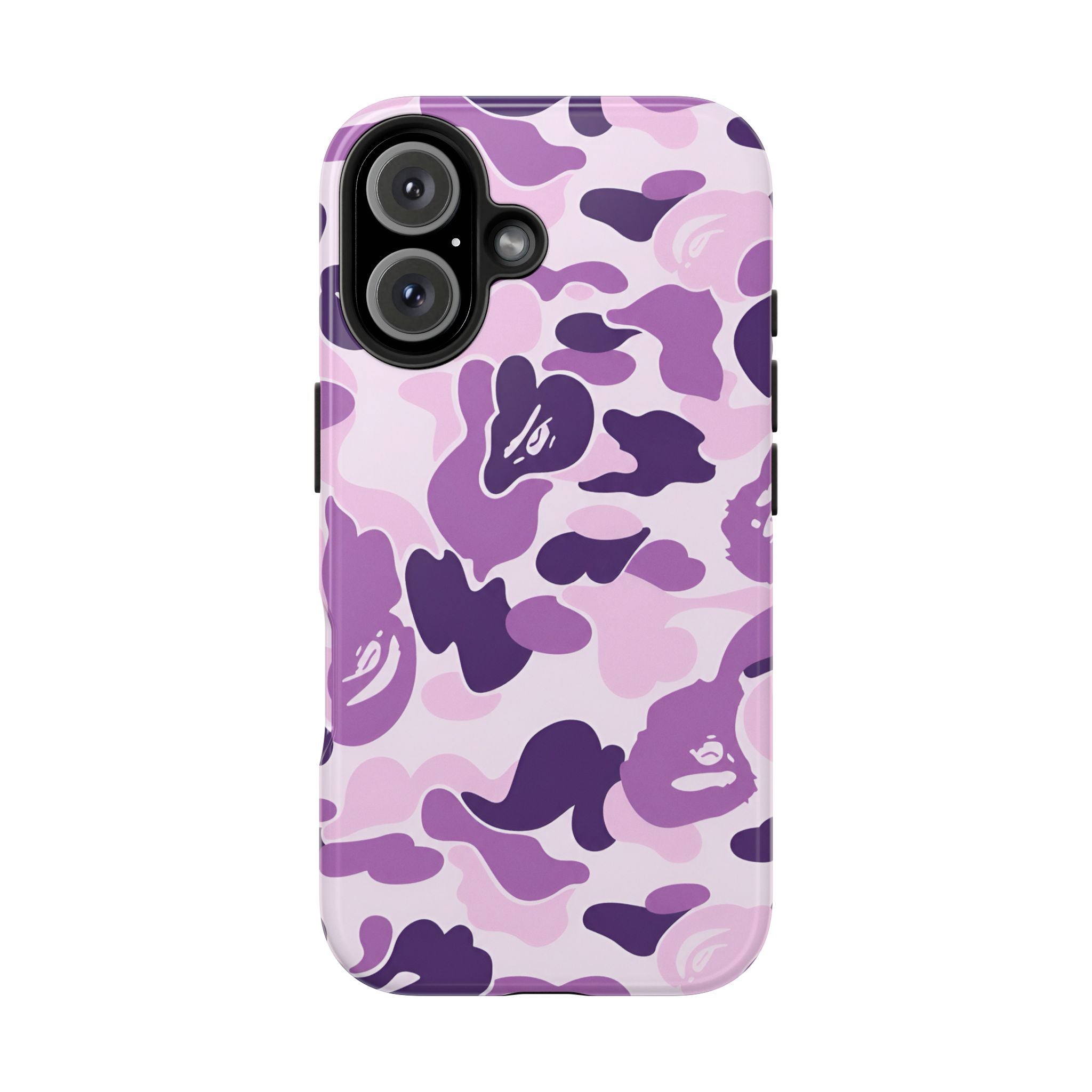 Purple Bape Print Phone Case