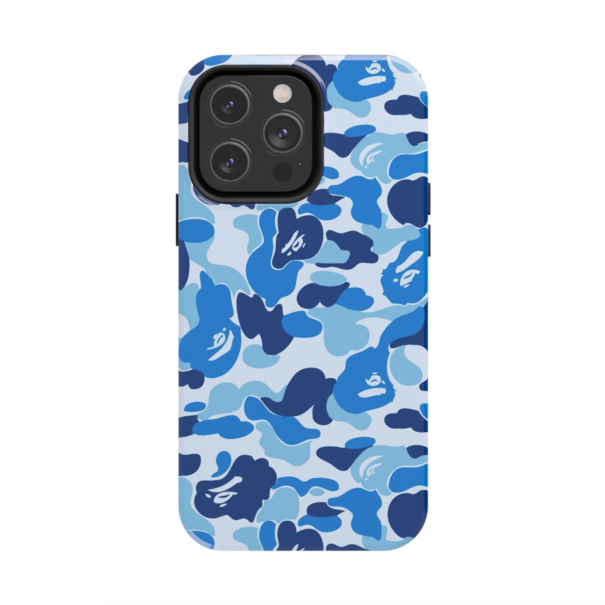 Blue Bape Print Phone Case